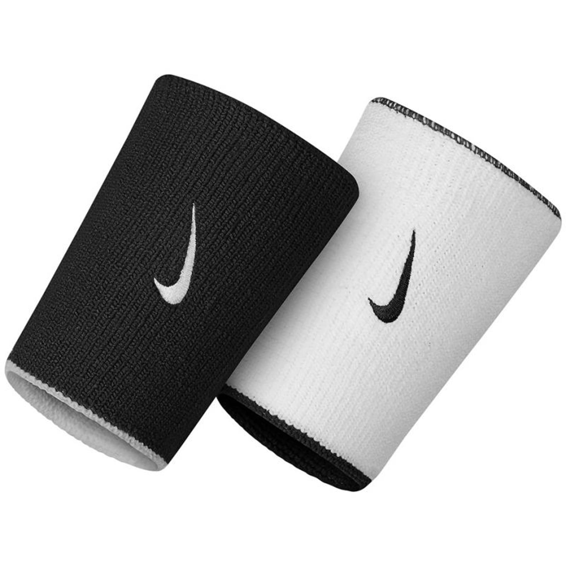 

Frotki na nadgarstek Nike Dri-Fit Doublewide Wristbans 2 szt. NNNB0101OS (kolor Biały. Czarny)