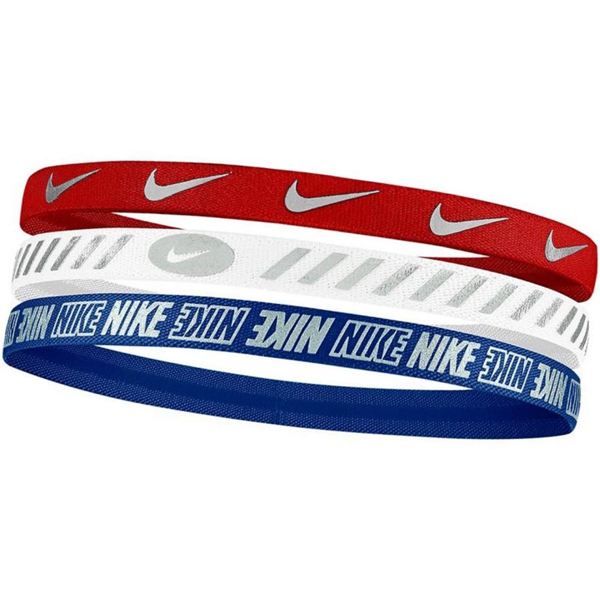 

Opaski na głowę Nike Headbands 3.0 N1004527662OS (kolor Biały. Czerwony. Niebieski)