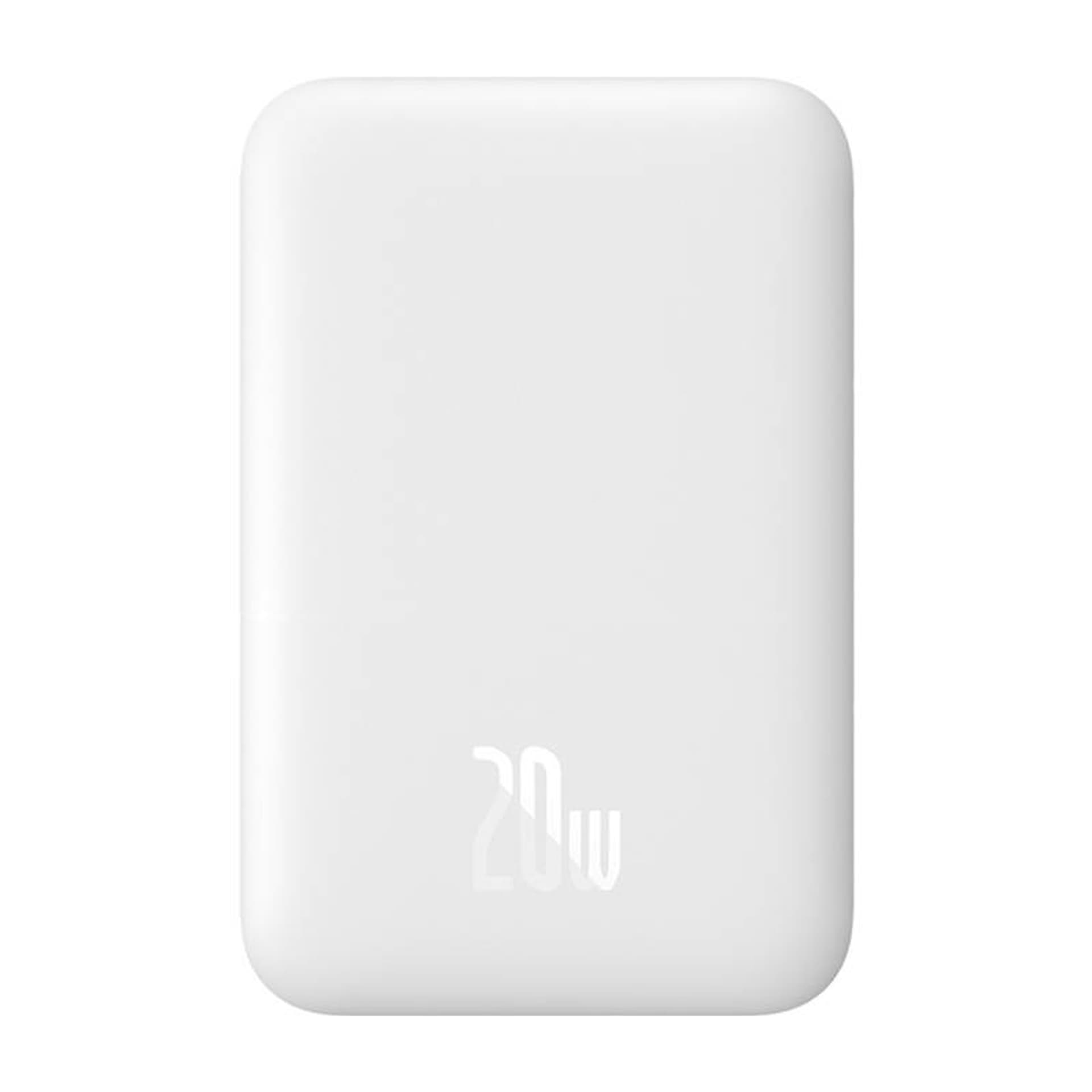 

Szybko ładujący mini Power Bank Baseus , 6000mAh 20W (biały)