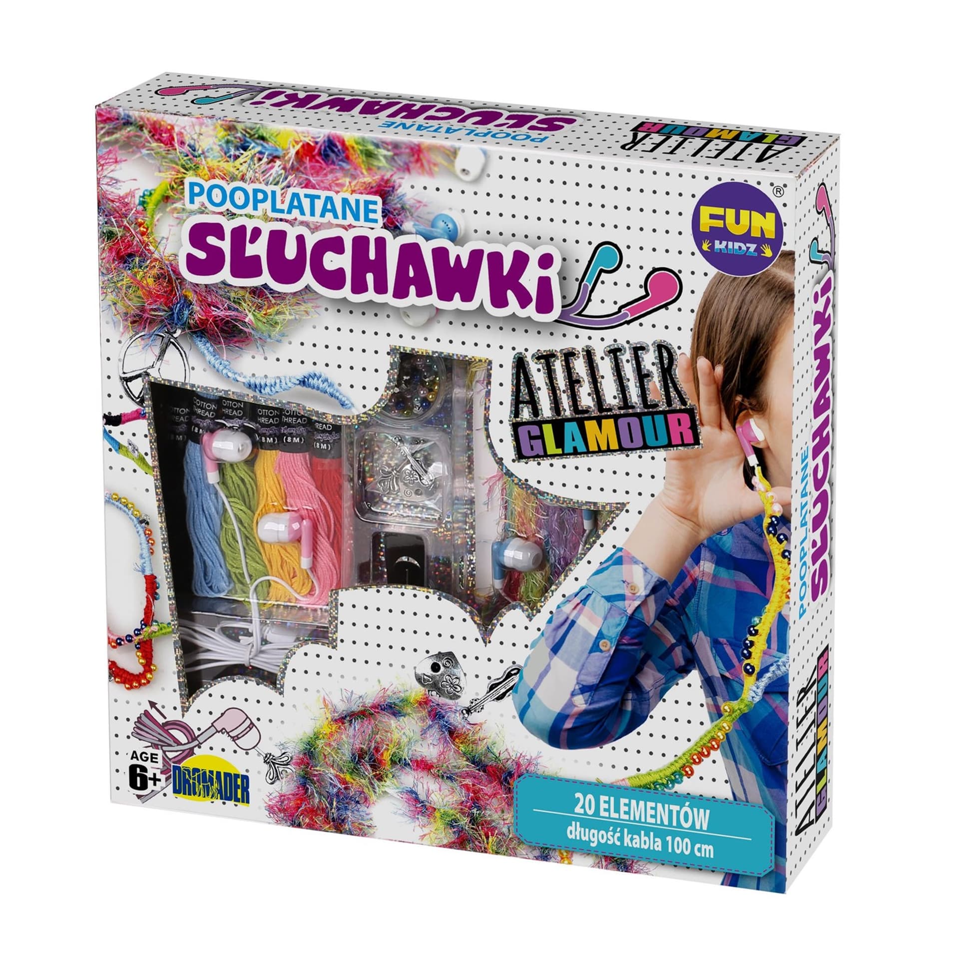 

ATELIER GLAMOUR -POOPLATANE SŁUCHAWKI