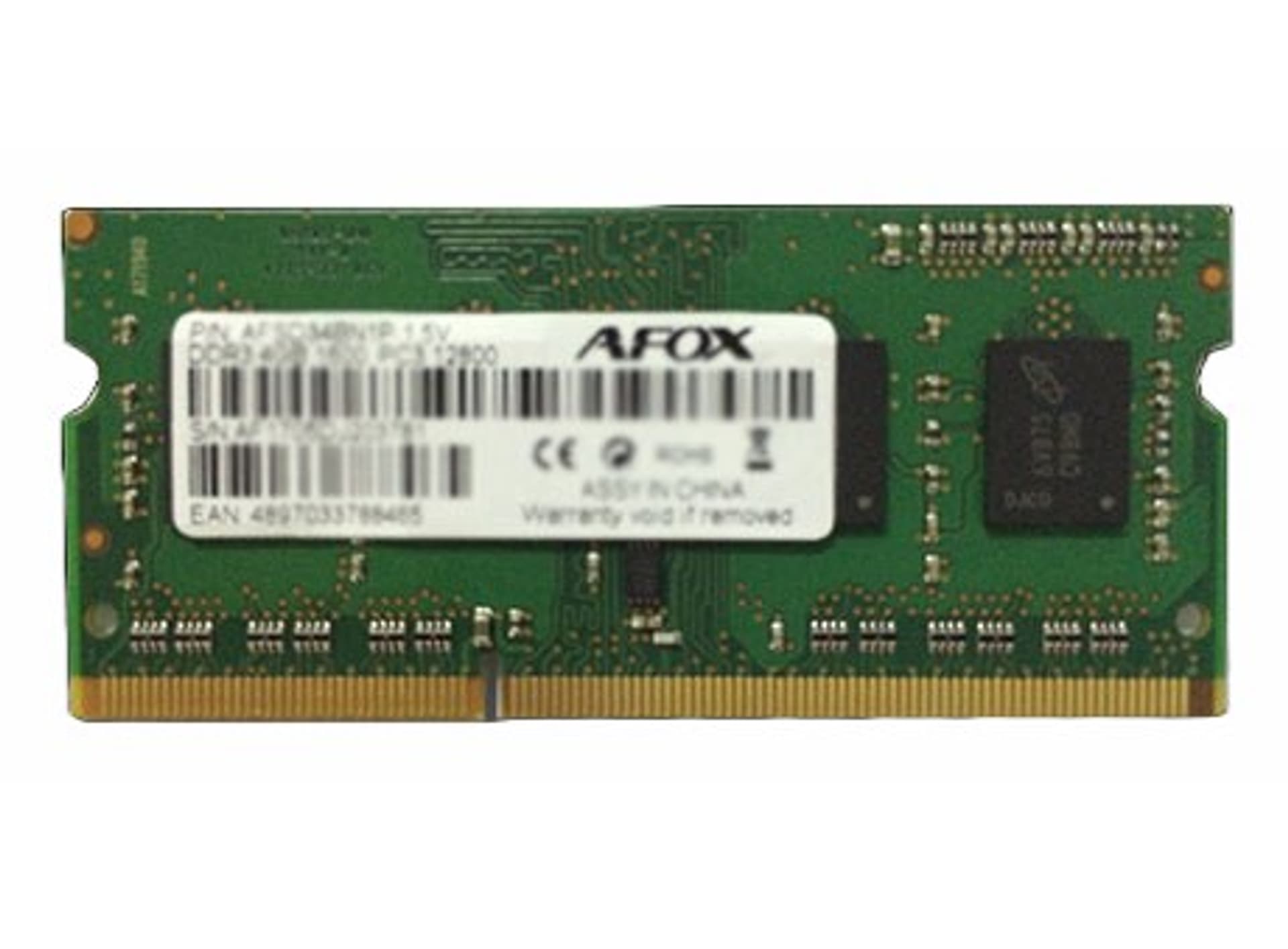 

AFOX SO-DIMM DDR4 32GB 2666MHZ AFSD432FS1P
