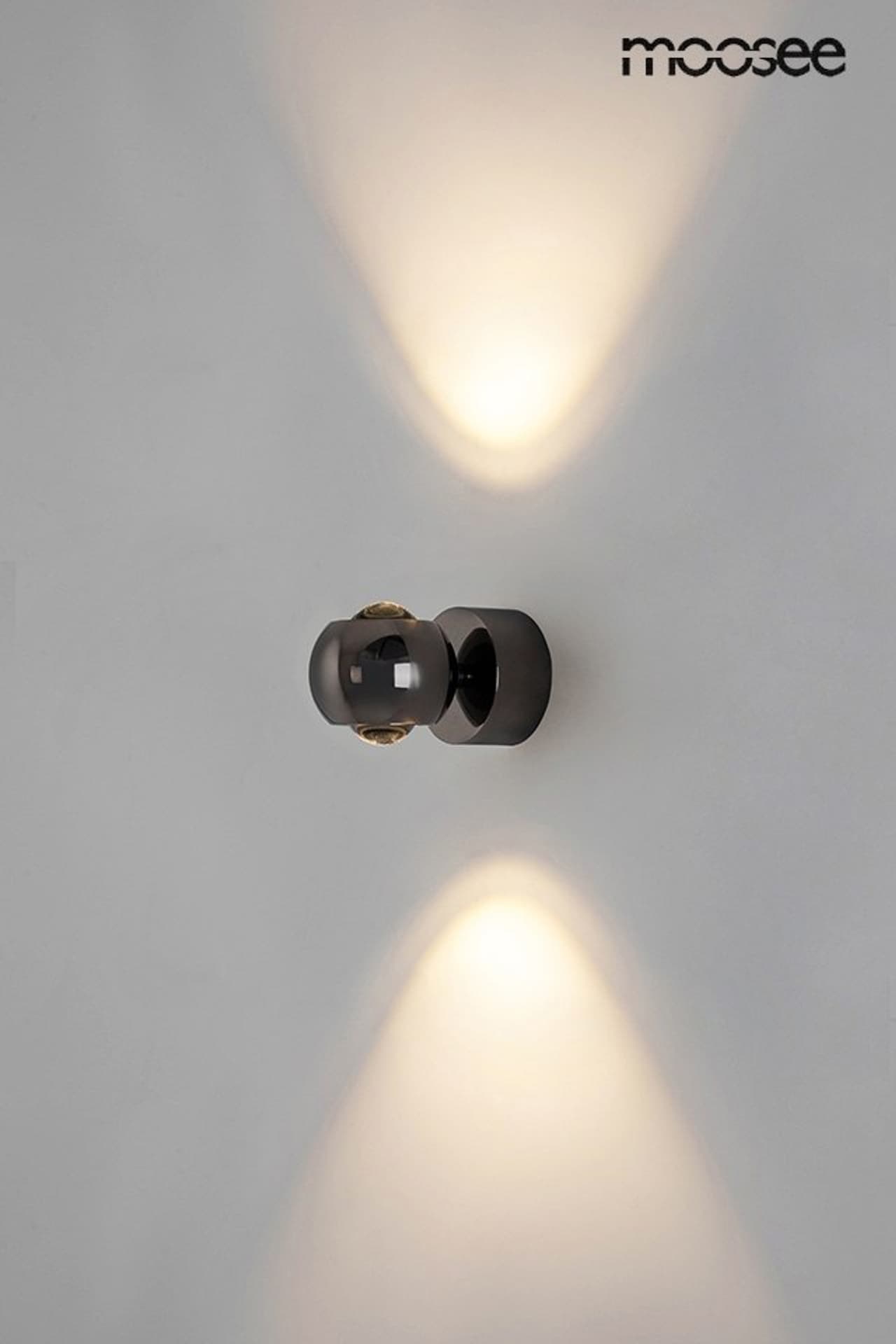 

MOOSEE lampa ścienna EOS czarny chrom