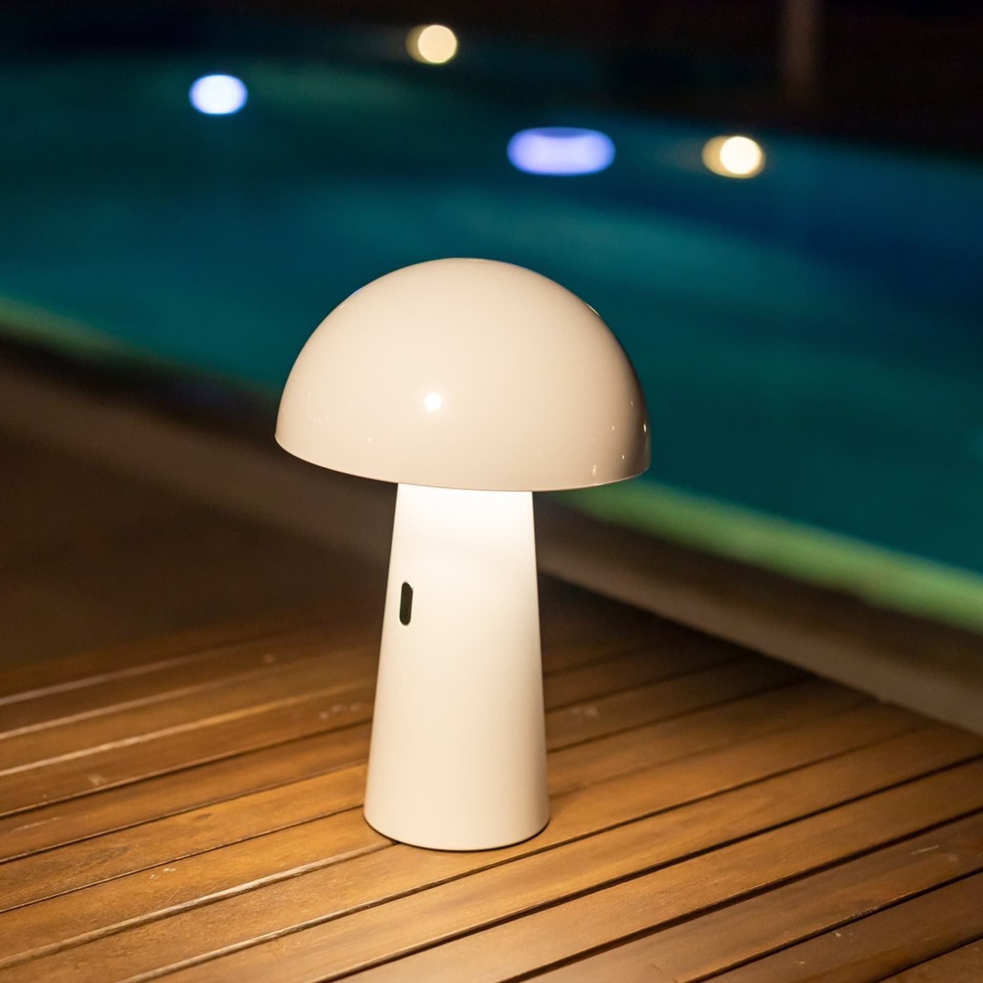 

NEW GARDEN lampa biurkowa SHITAKE BLANCO
