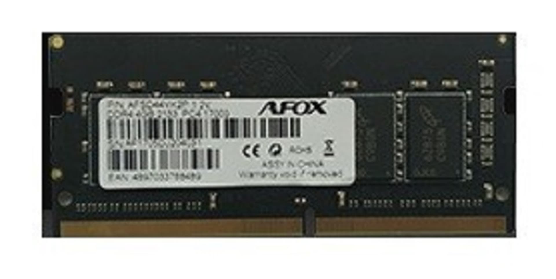 

AFOX SO-DIMM DDR4 8G 2400MHZ MICRON CHIP AFSD48EH1P