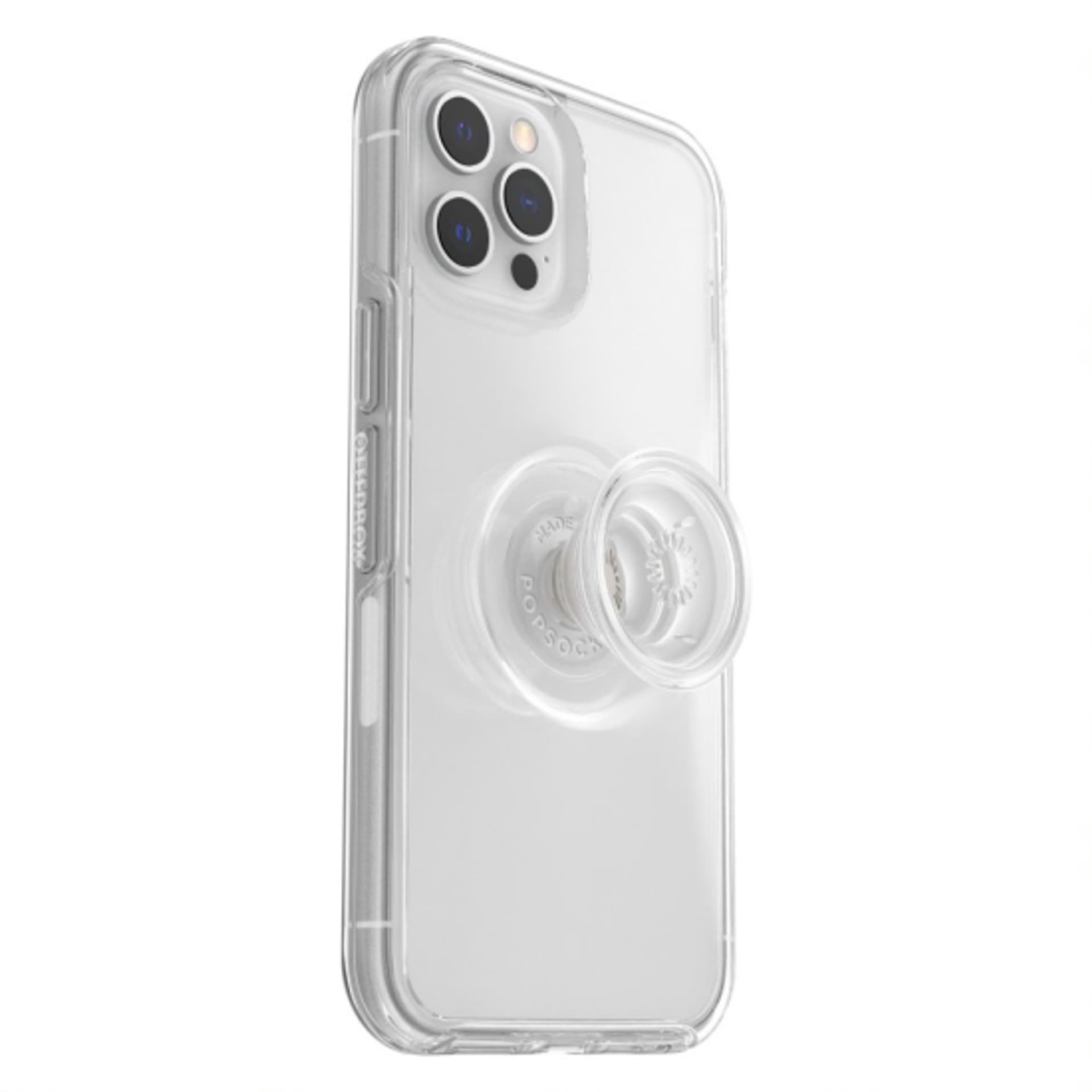 

OtterBox Symmetry Clear POP - obudowa ochronna z PopSockets do iPhone 12 Pro Max (clear) [P]