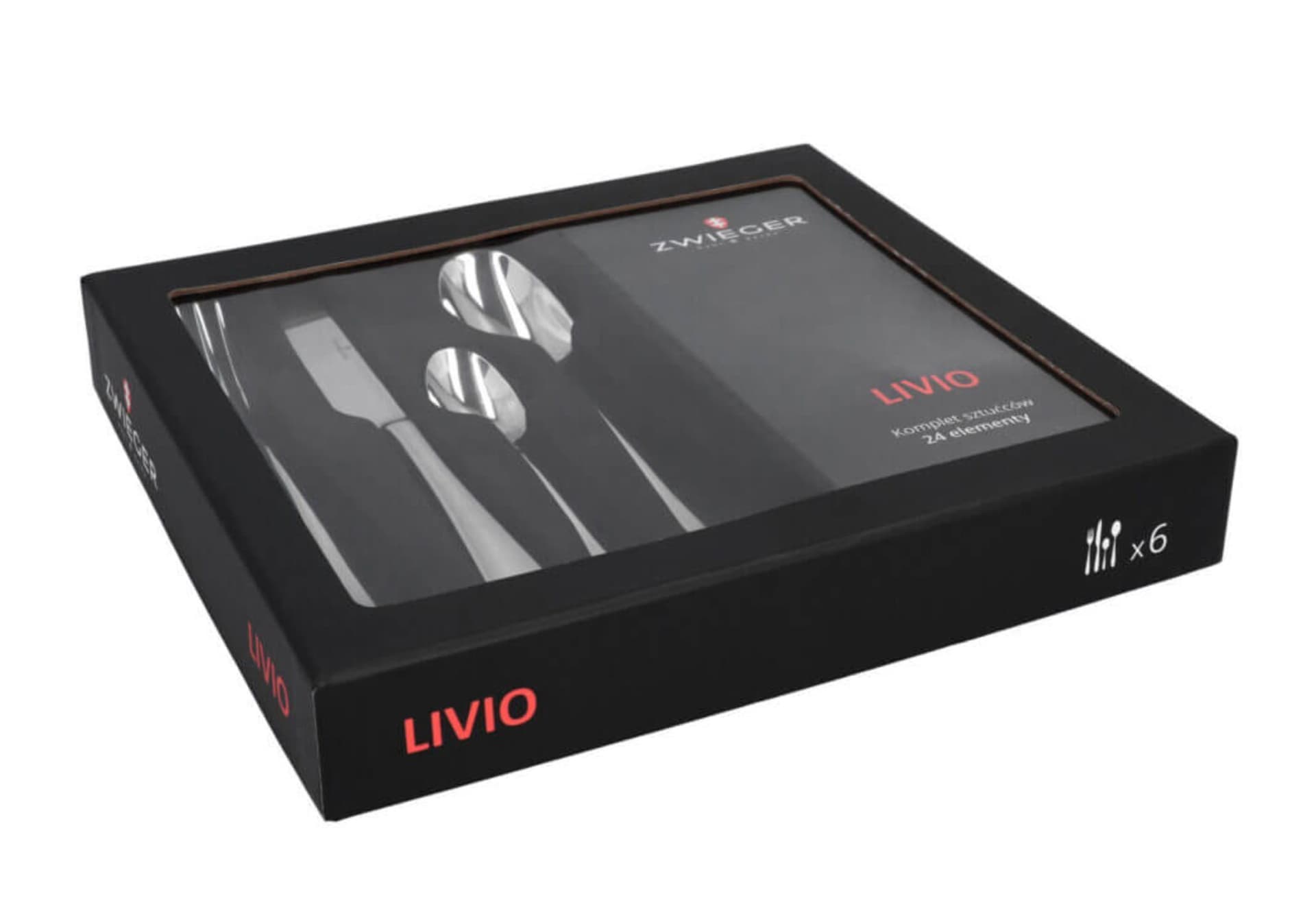 

ZWIEGER LIVIO Komplet 24szt sztućców