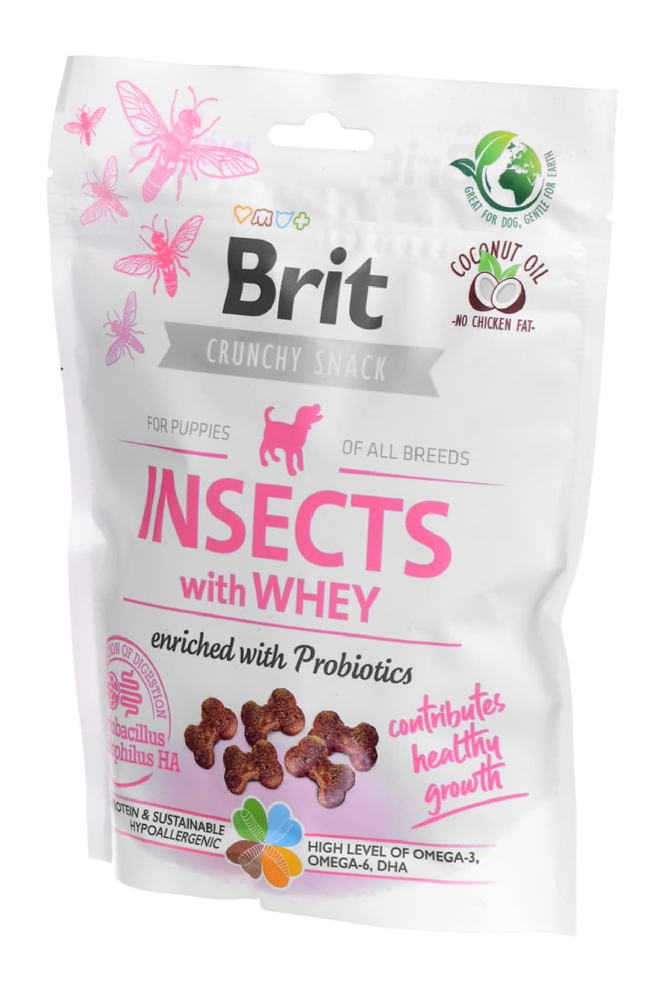 

Brit Care Dog Crunchy Cracker Puppy Insect & Whey 200g