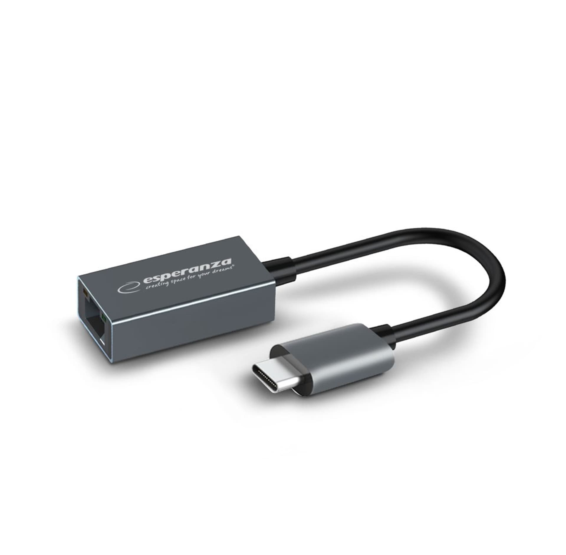 

ENA102 Esperanza gigabit ethernet 1000 mbps adapter usb c-rj45