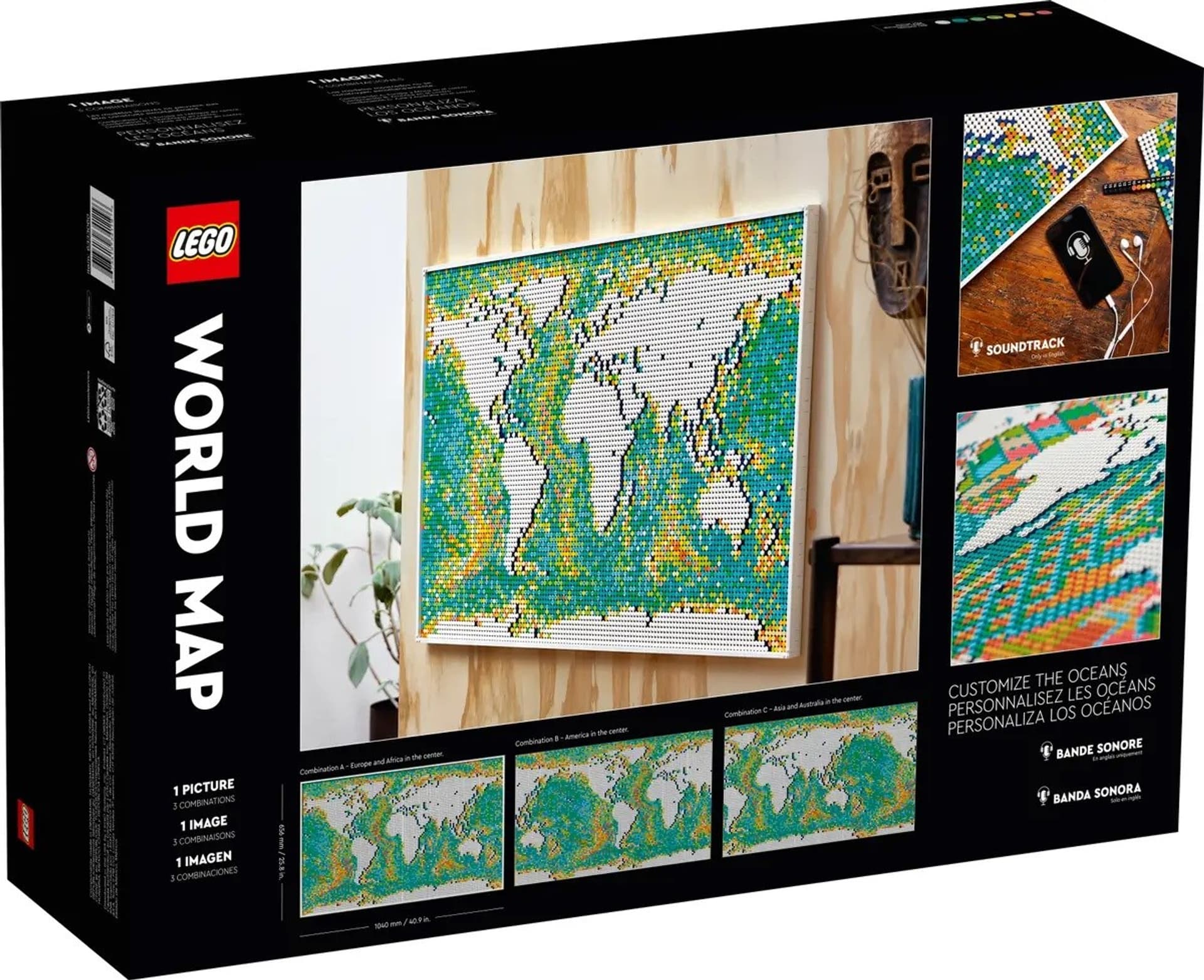 

LEGO Art 31203 Mapa świata