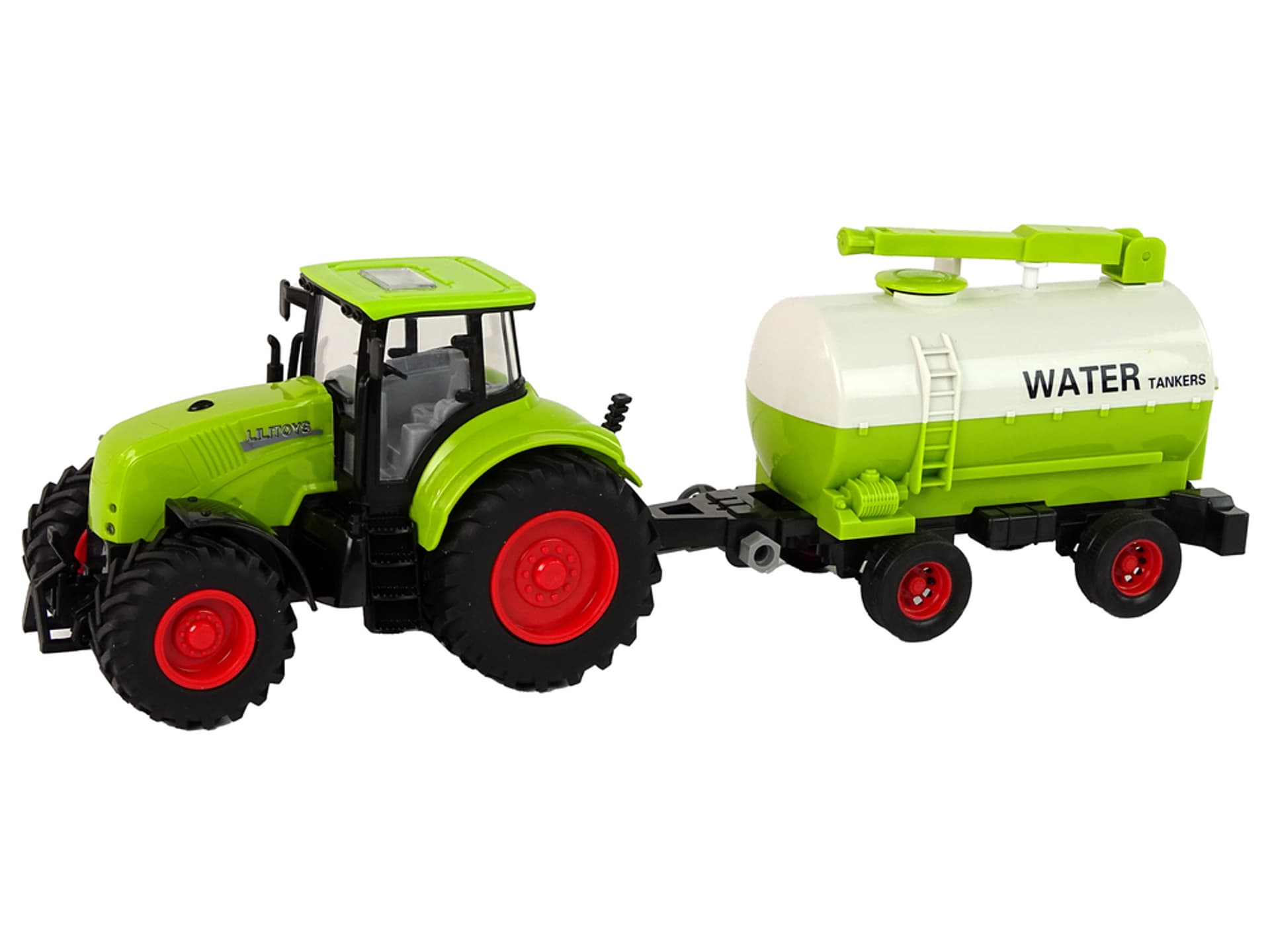 

Traktor z Przyczepą Duże Koła Zielony Farma