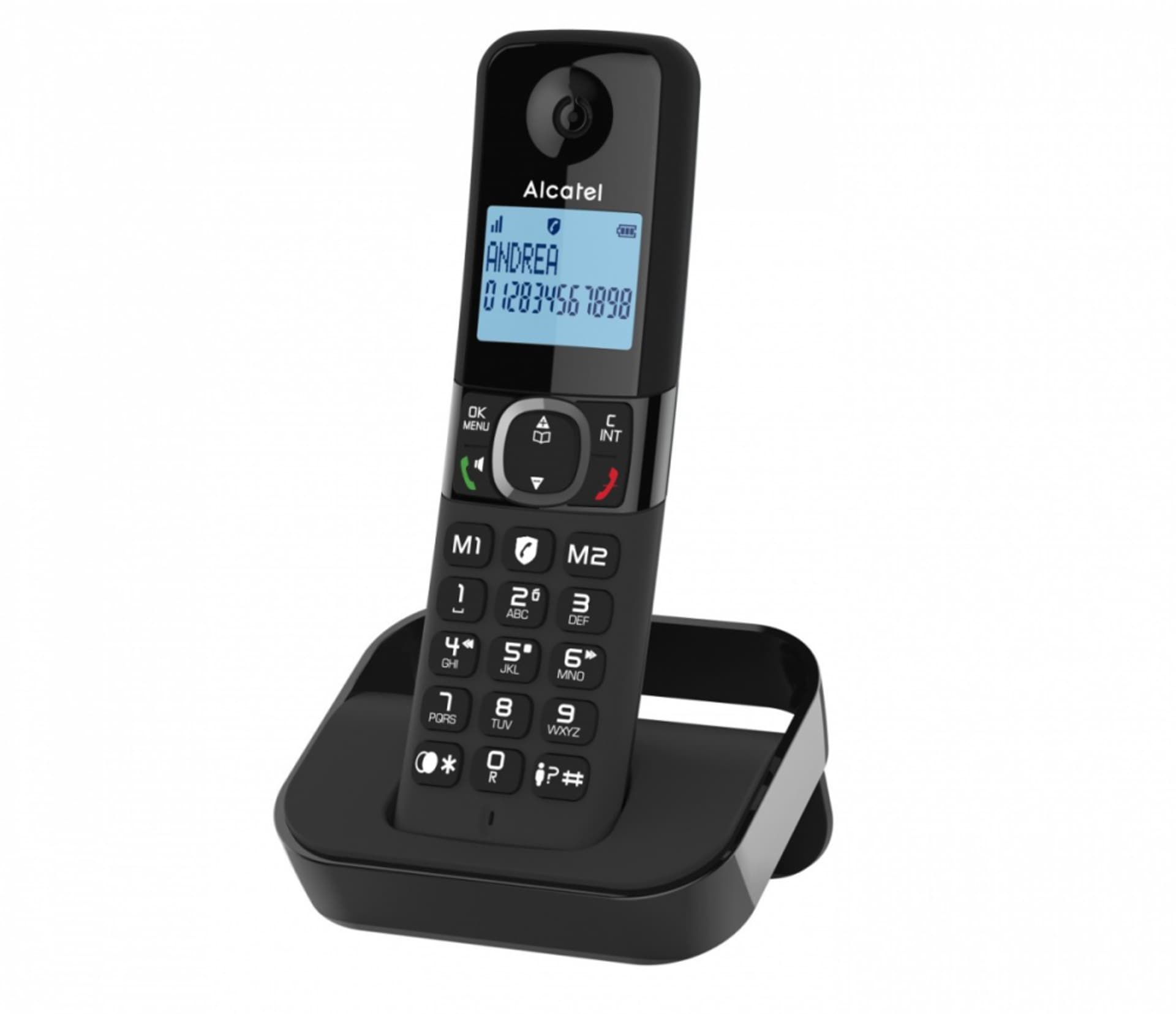 

Telefon bezprzewodowy F860 Czarny