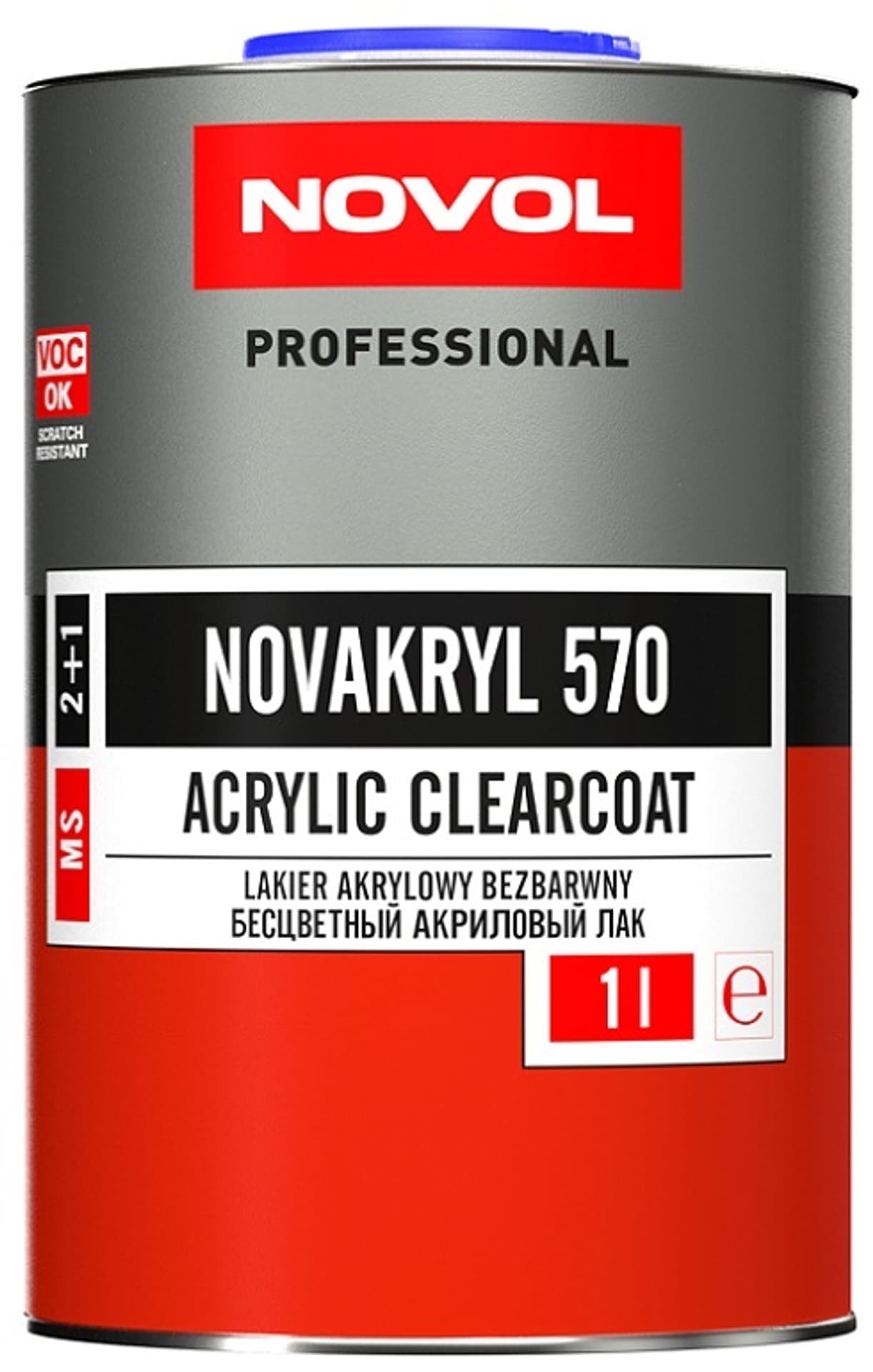 

LAKIER BEZBARWNY NOVAKRYL 570 2:1 1L
