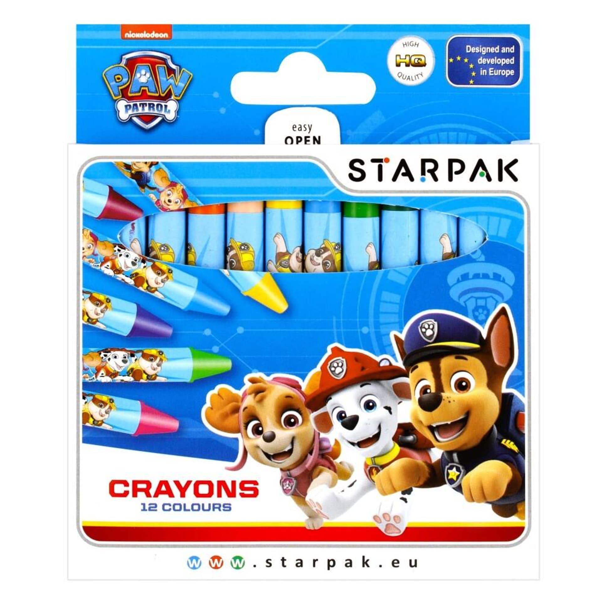 

Kredki woskowe 12 kolorów Paw Patrol STARPAK 352905