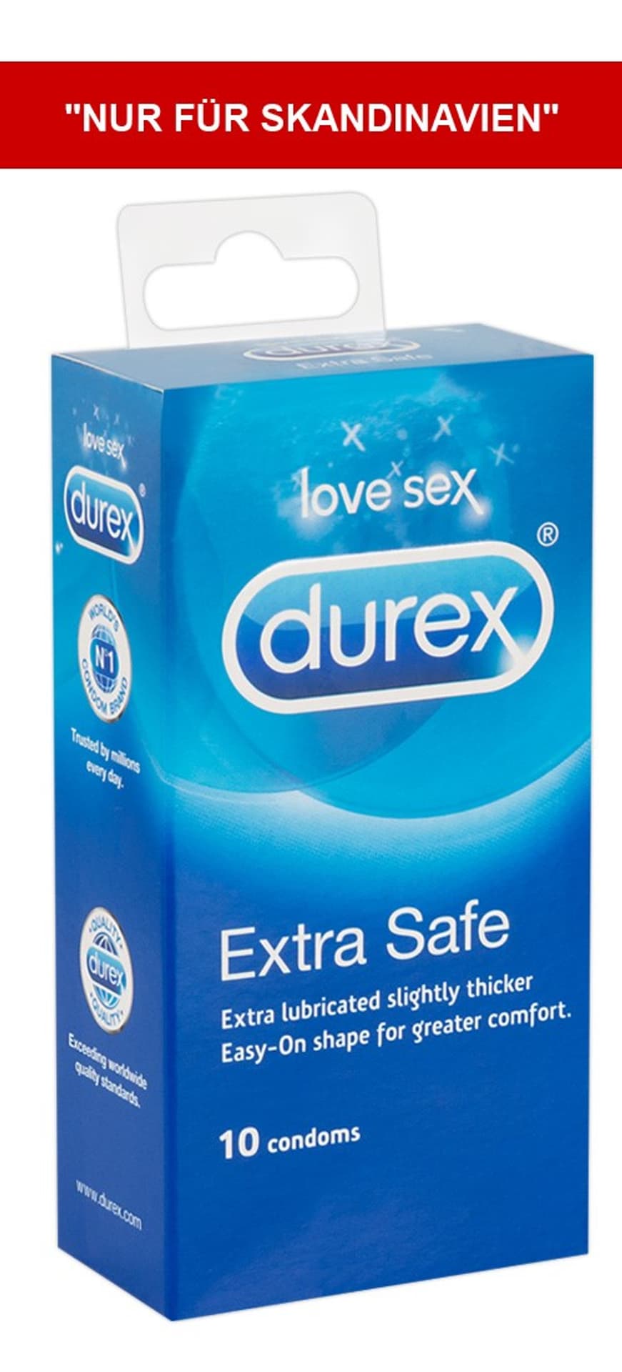 

PREZERWATYWY DUREX EXTRA SAFE 10