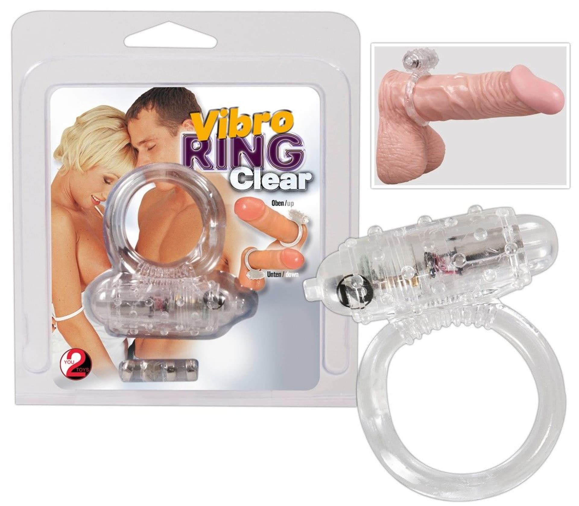 

PIERŚCIEŃ VIBRO RING CLEAR SILICONE