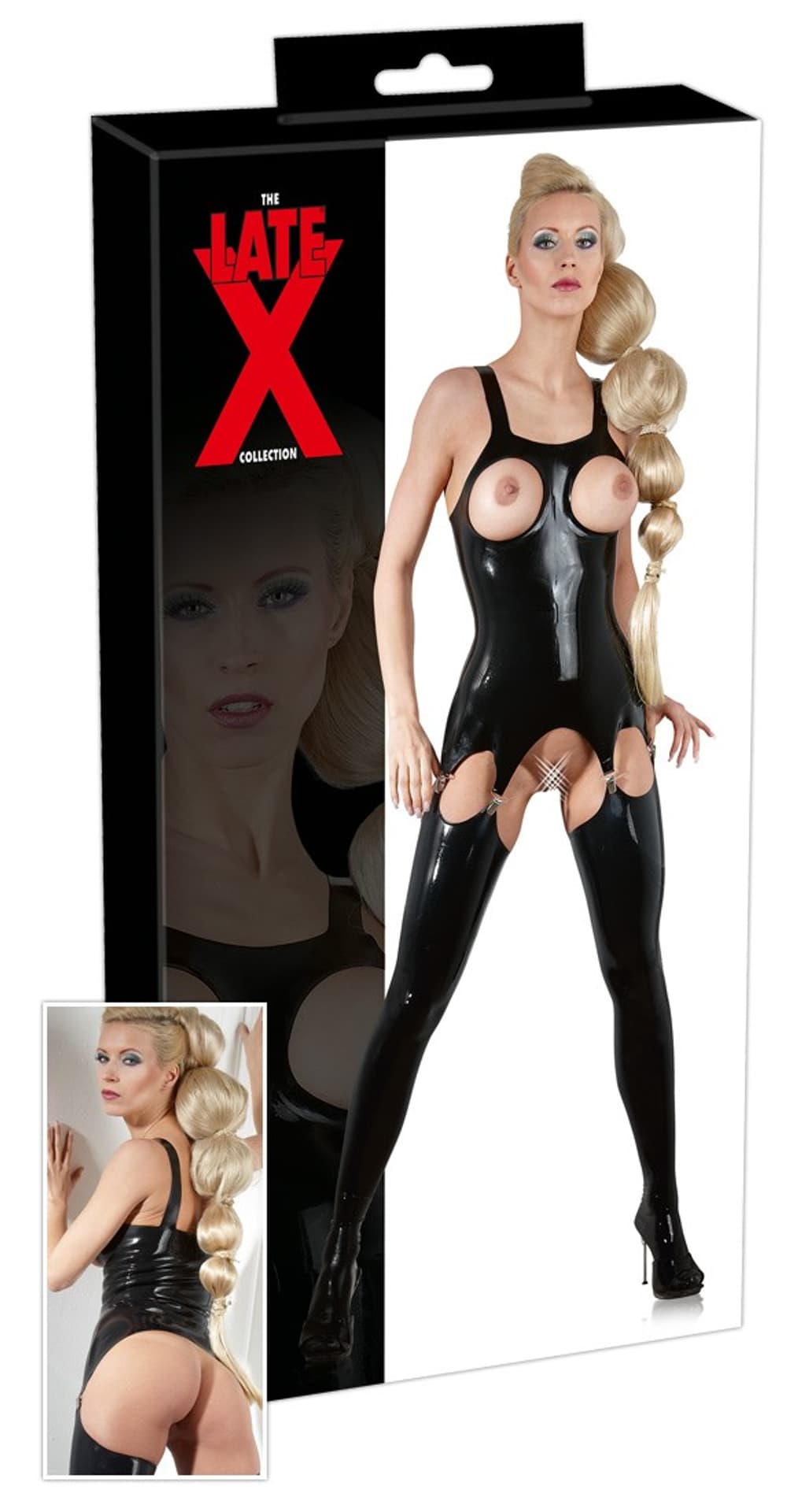 

KOMBINEZON LATEX BASQUE L
