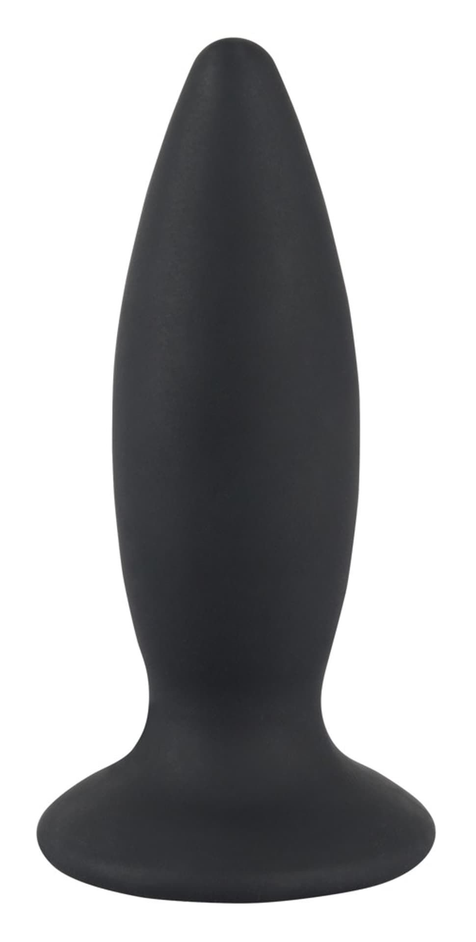 

Korek analny silikonowy z wibracjami 12,5 cm Black Velvets