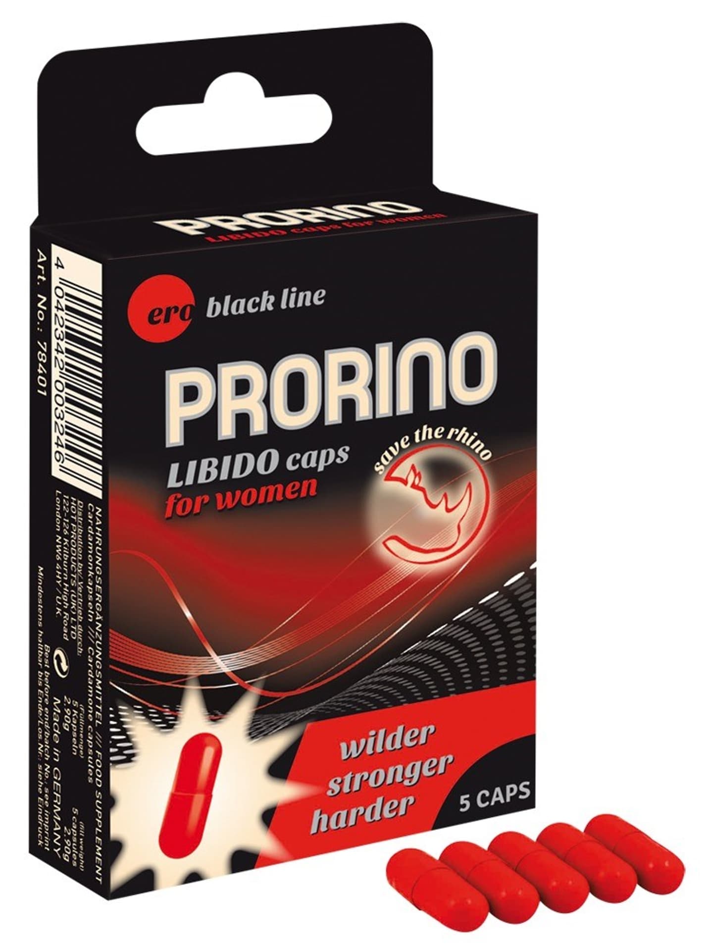 

PRORINO LIBIDO CAPS WOMEN 5PCS