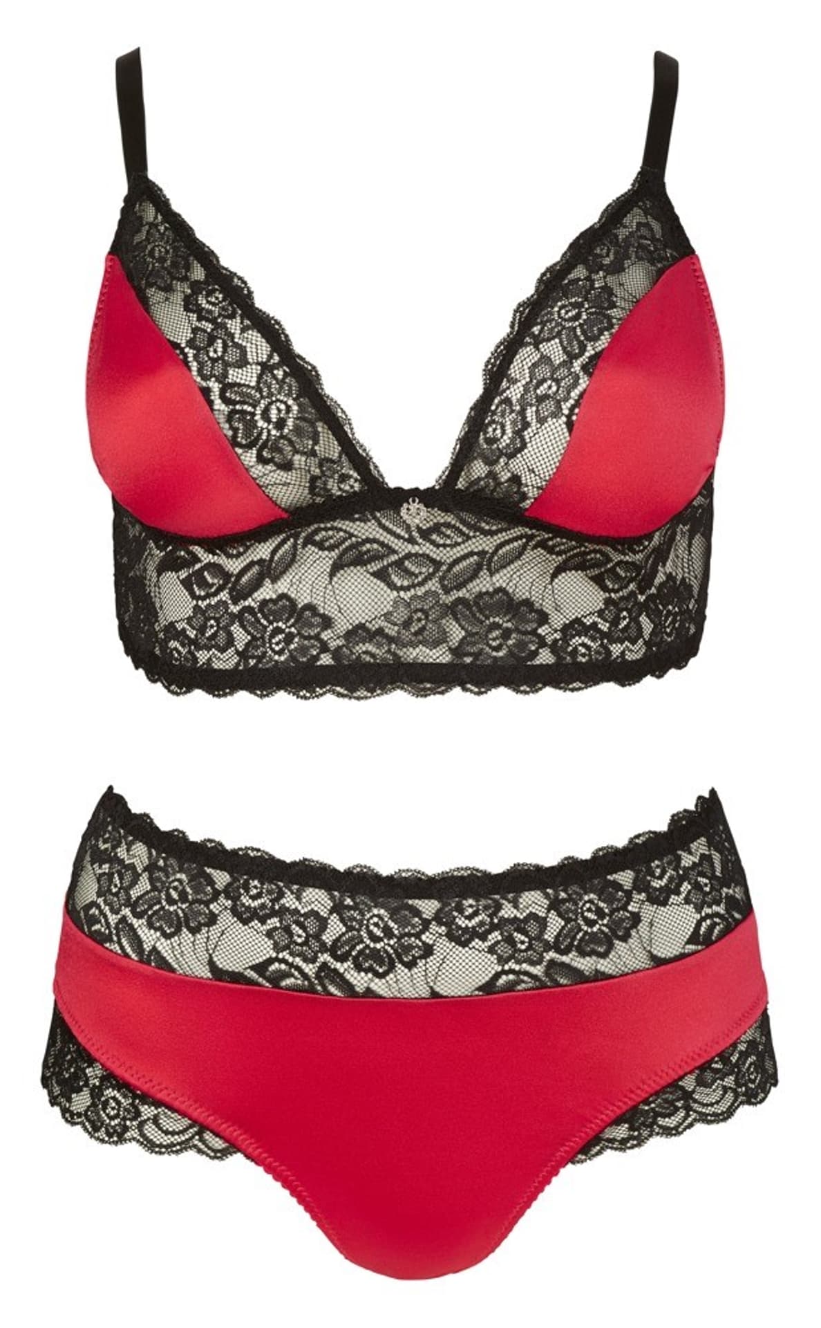 

ZESTAW BRA SET BLACK/RED XL