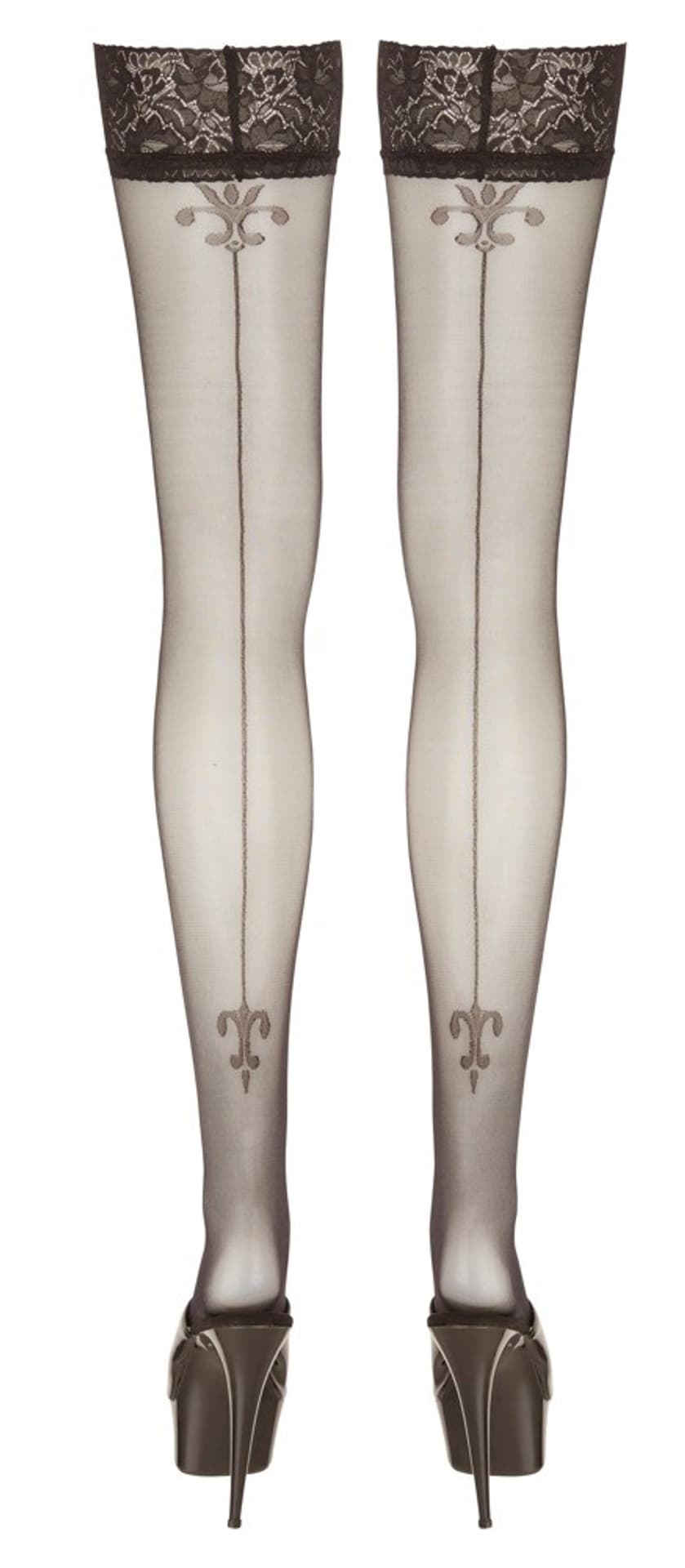 

POŃCZOCHY HOLD-UP STOCKINGS WITH SEAM 3