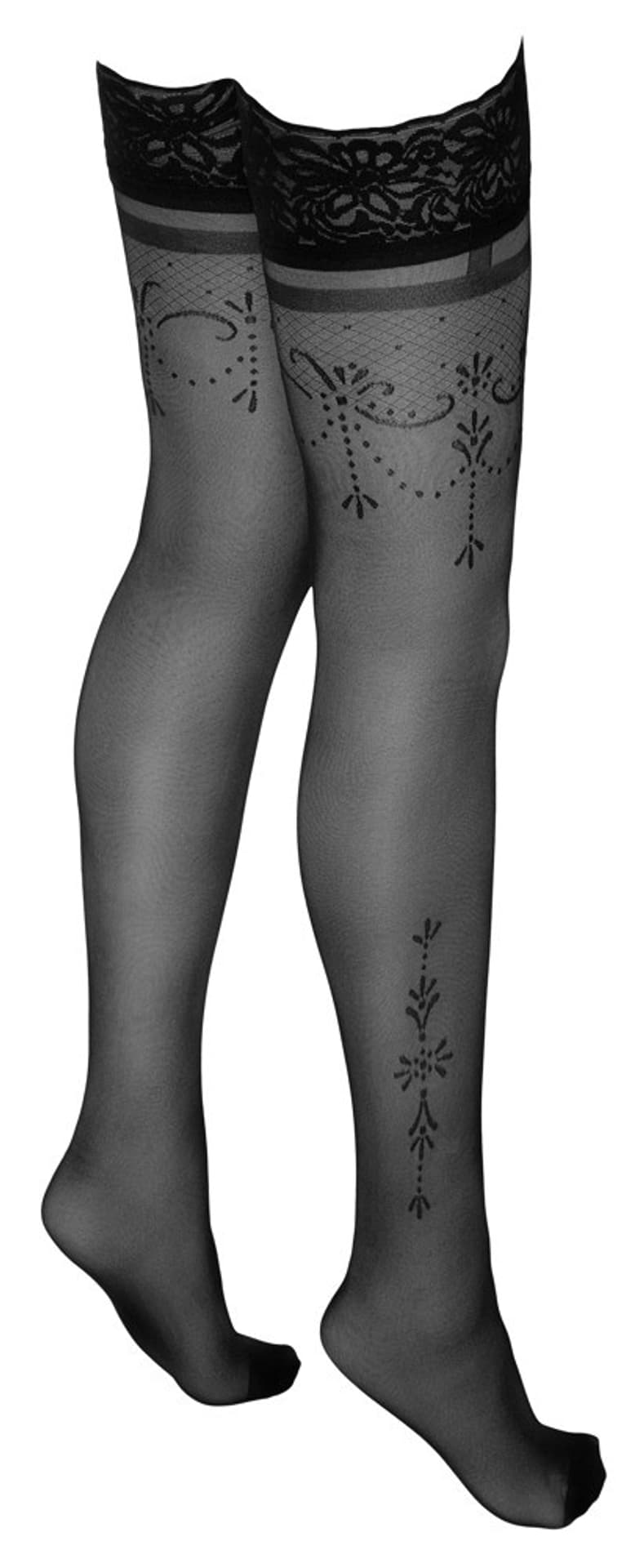 

POŃCZOCHY HOLD-UP STOCKINGS BLACK 2