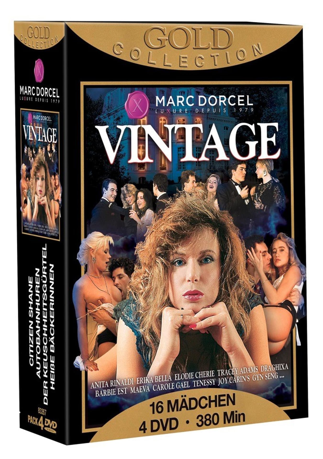 

DVD VINTAGE BOX 4 DVDS MARC DORCEL