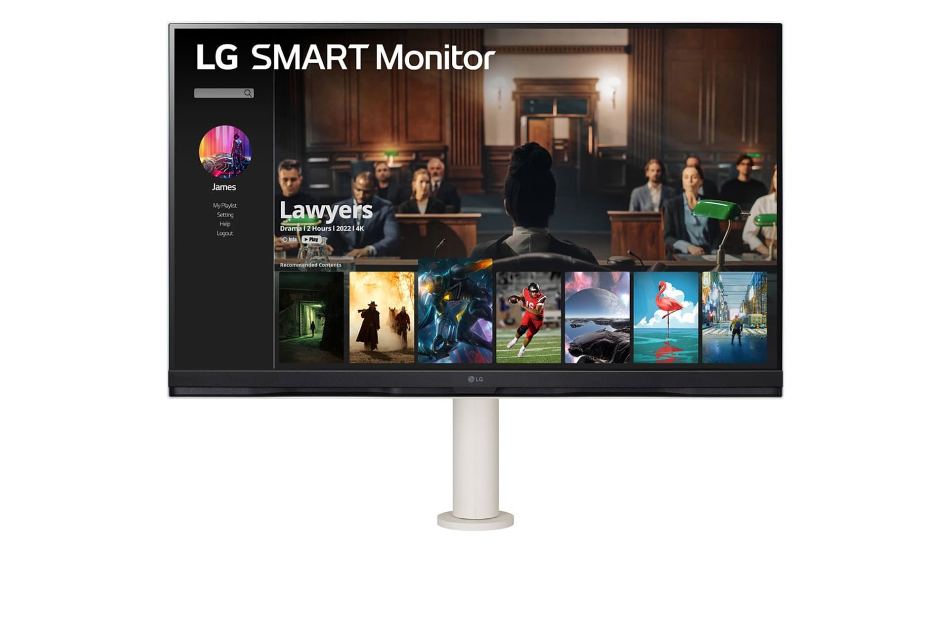 

MONITOR LG LED 31,5" 32SQ780S-W