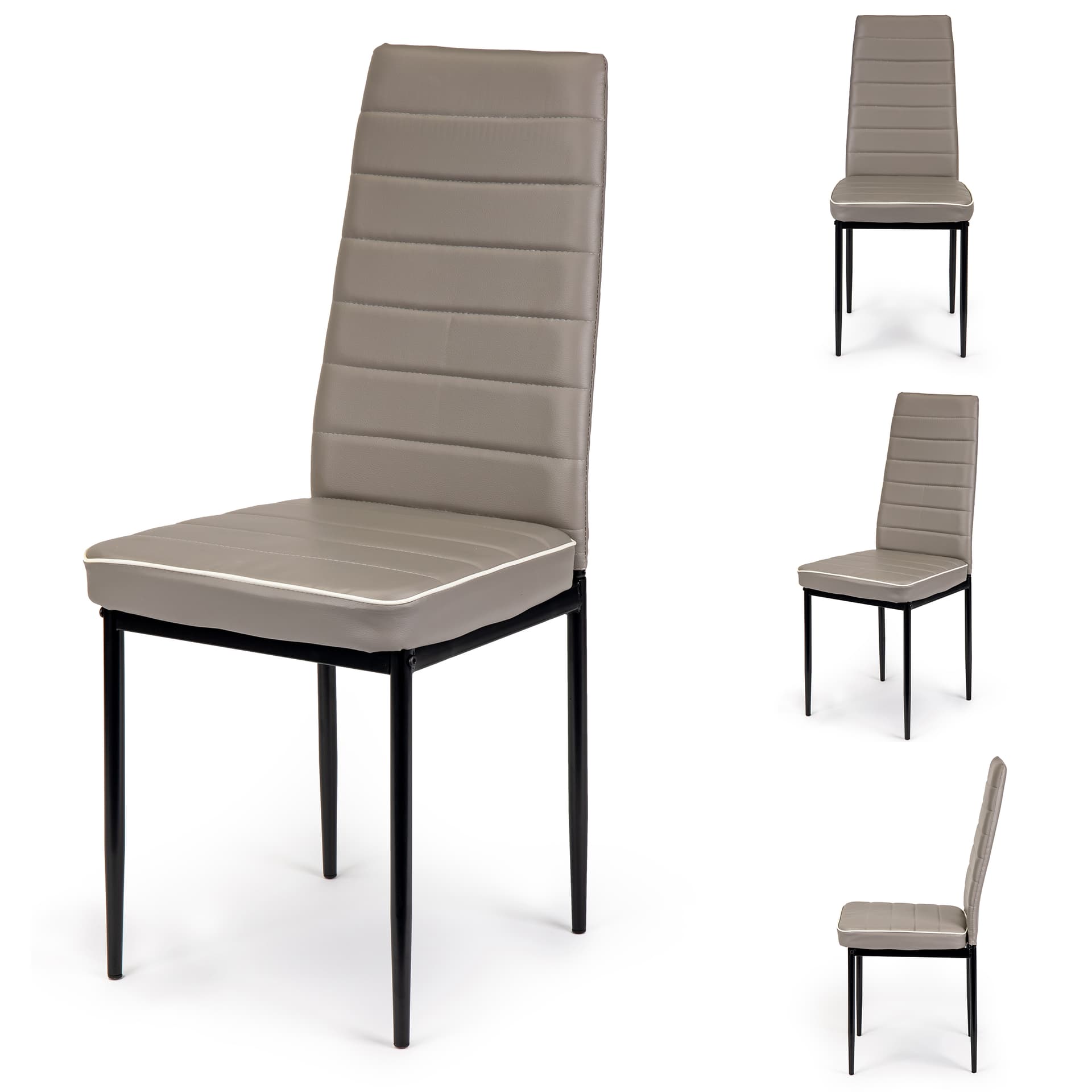

Zestaw 4 krzeseł do salonu jadalni ModernHome