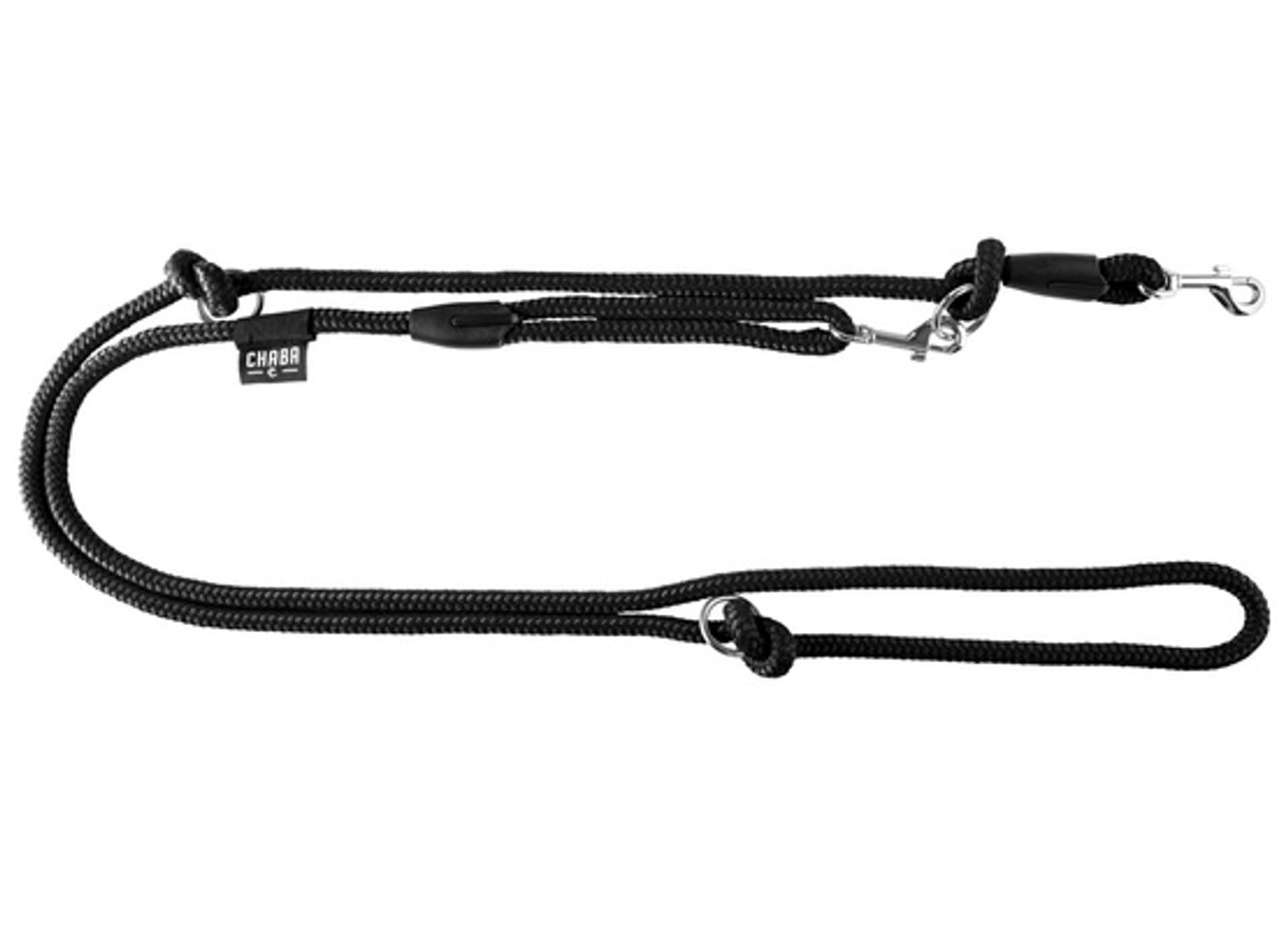 

CHABA Smycz linka regulowana - 6mm x 138/260cm czarna