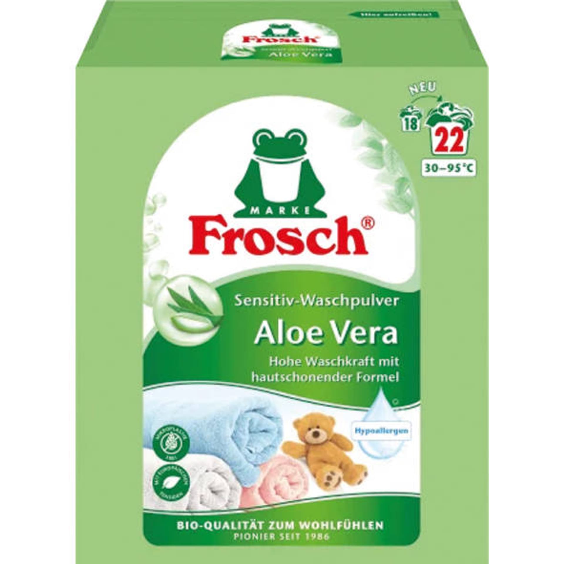 

Frosch Aloe Vera Sensitiv Proszek do Prania 22 prania DE