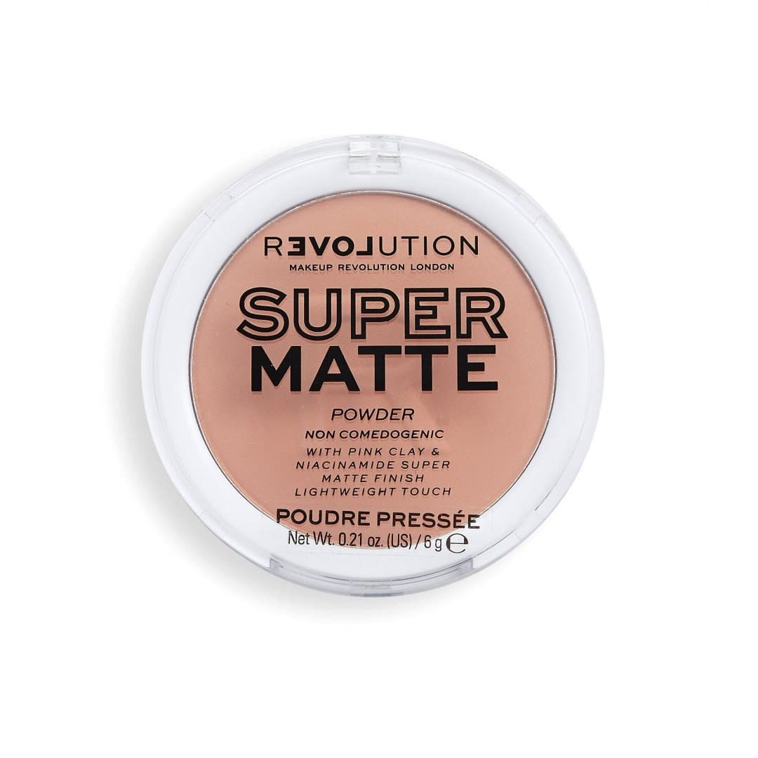 

Makeup Revolution Super Matte Pressed Powder Puder matujący - Medium Tan 6g