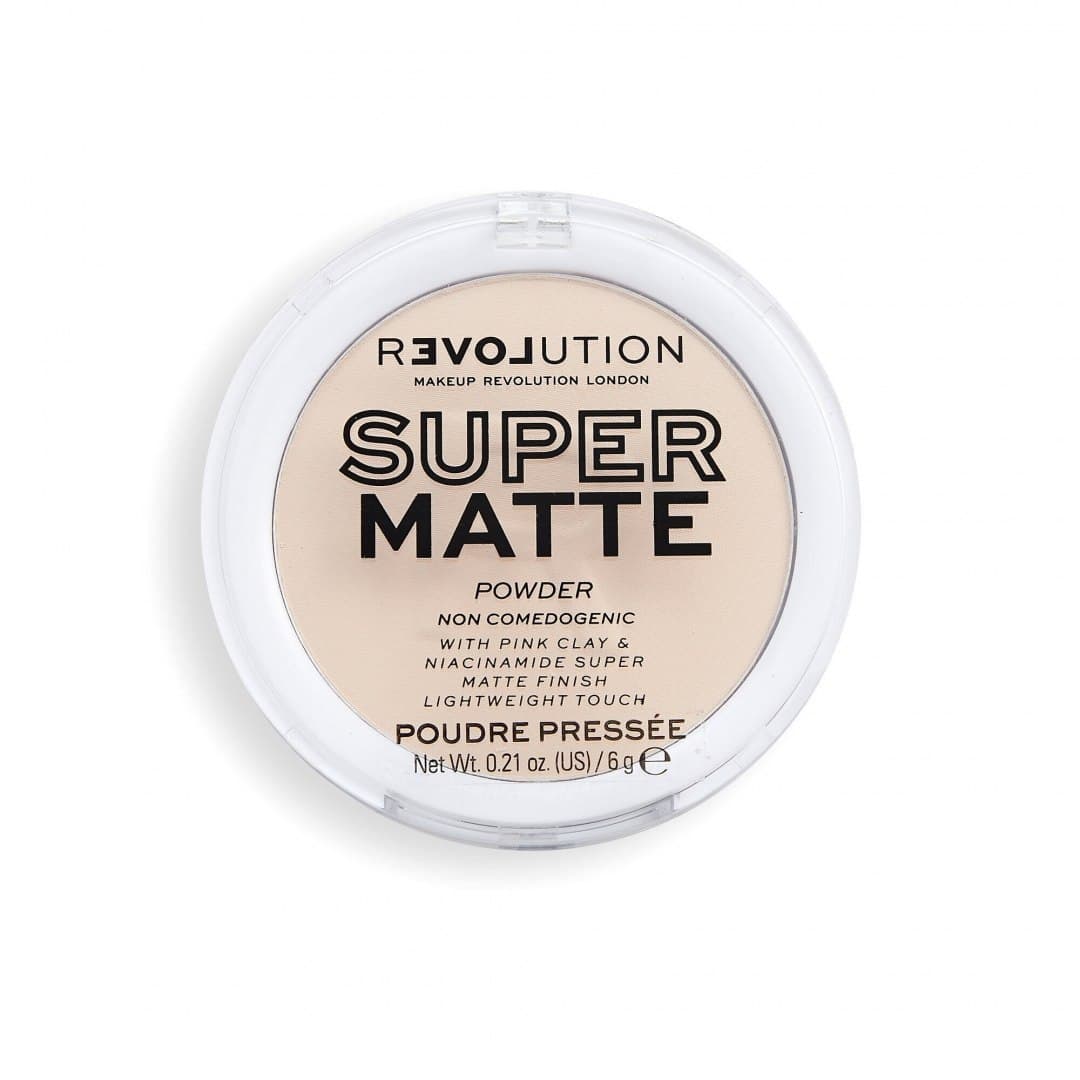 

Makeup Revolution Super Matte Pressed Powder Puder matujący - Translucent 6g