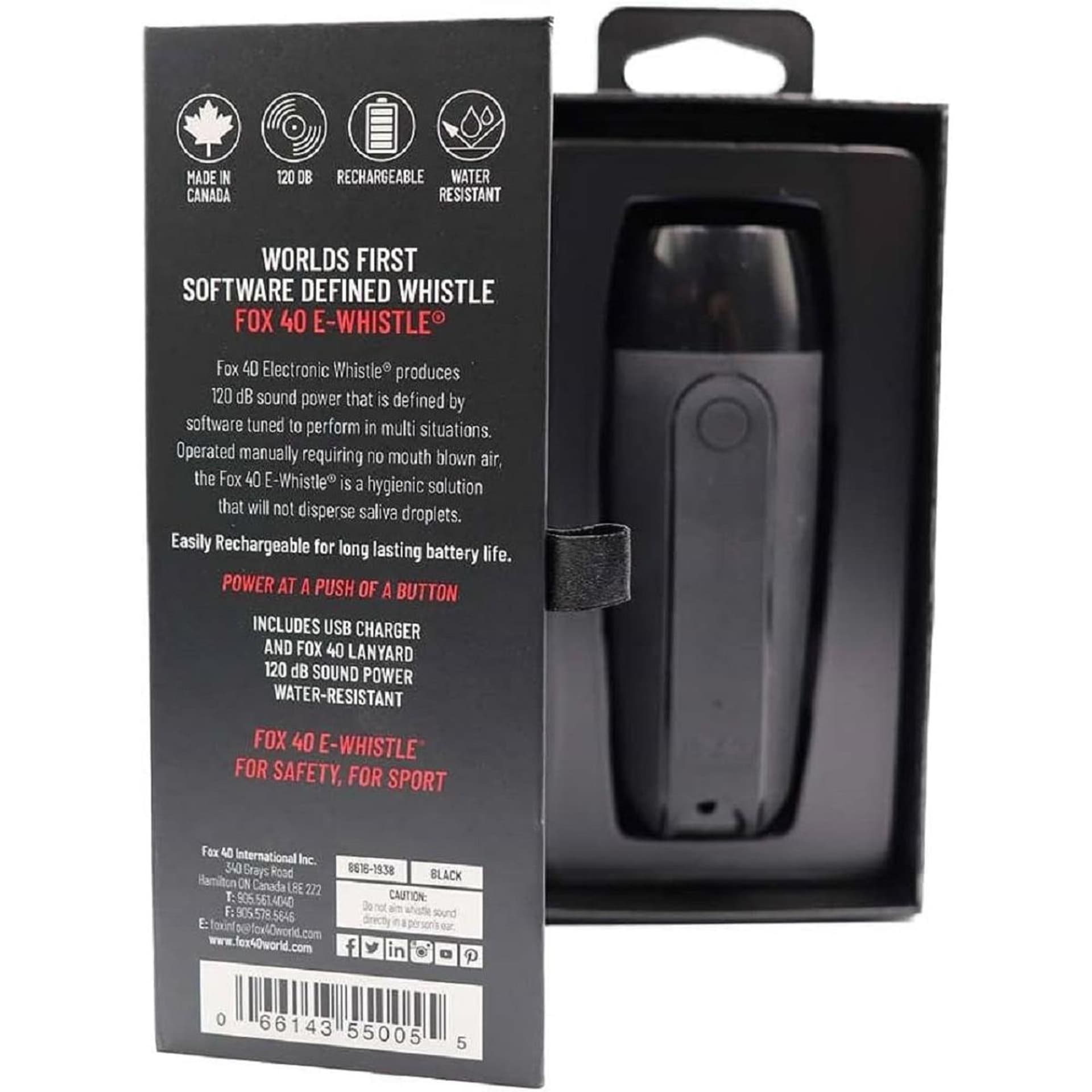 

GWIZDEK FOX 40 RECHARGEABLE ELECTRONIC 2.0 120dB