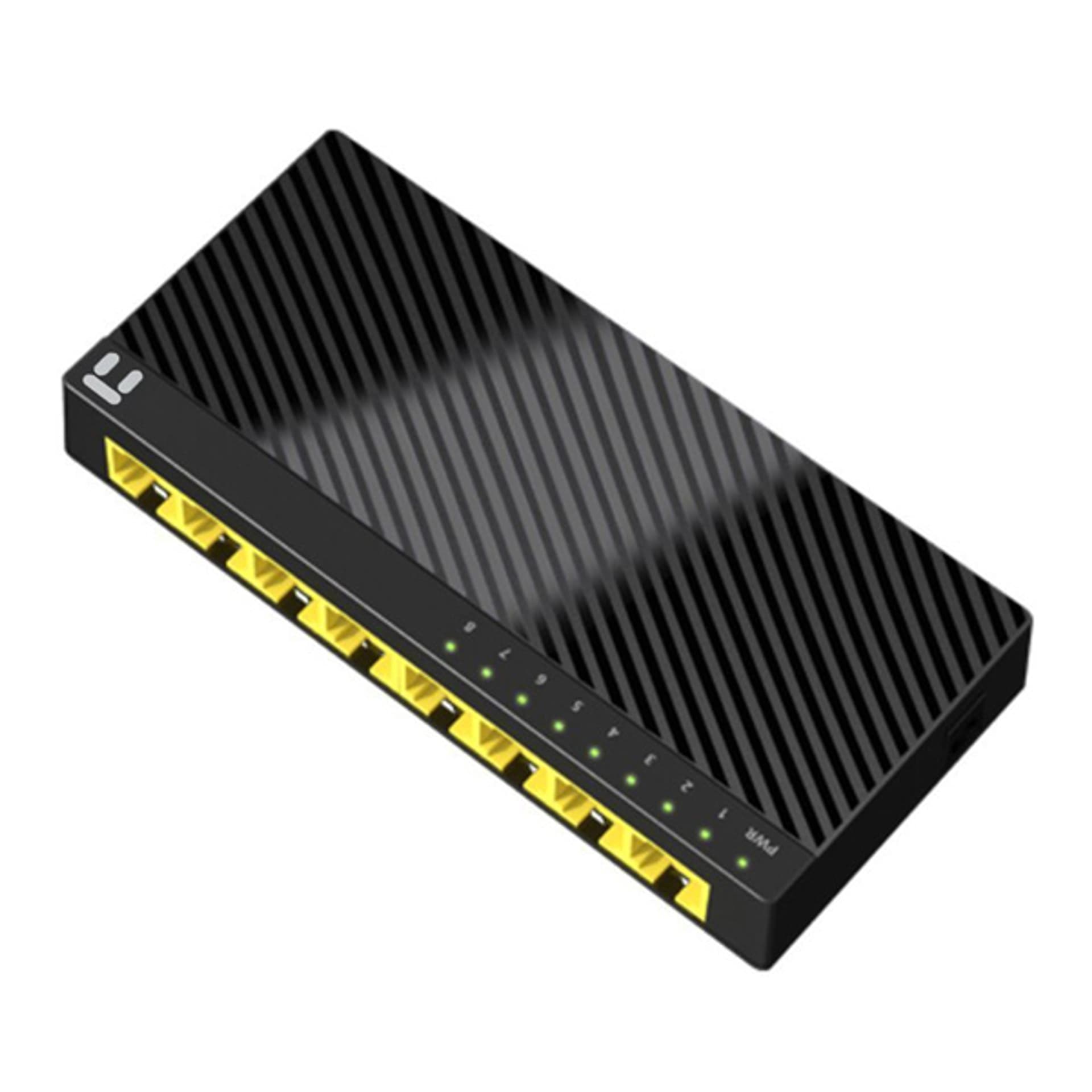 

STONET switch ST3108GC 1000Mbps, auto MDI/MDIX , plug-and-play, 8port micro size