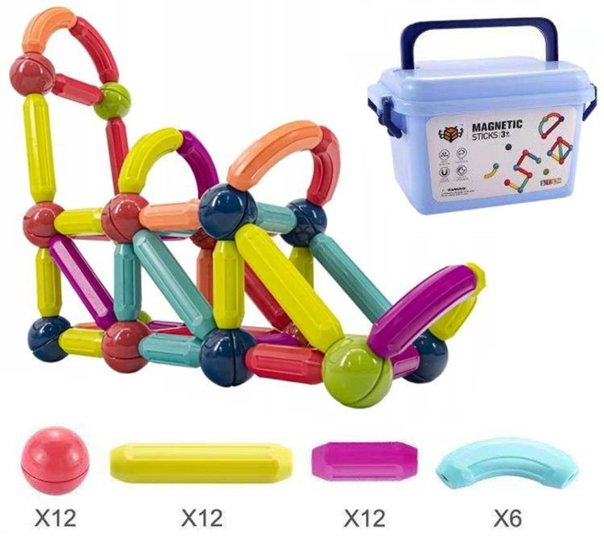 

KLOCKI MAGNETYCZNE 42 ELEMENTY