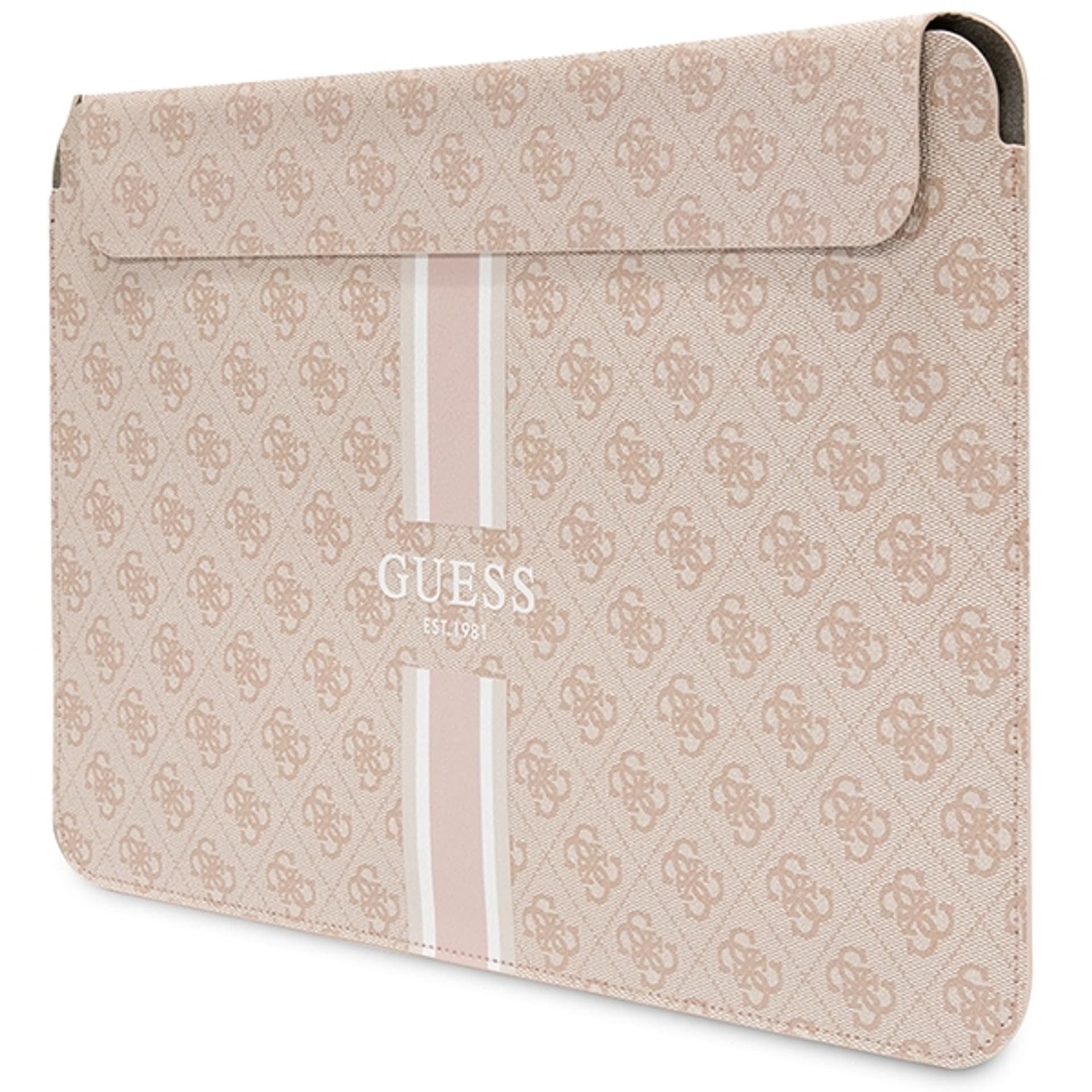 

Guess Sleeve GUCS14P4RPSP 14" różowy/ pink 4G Printed Stripes