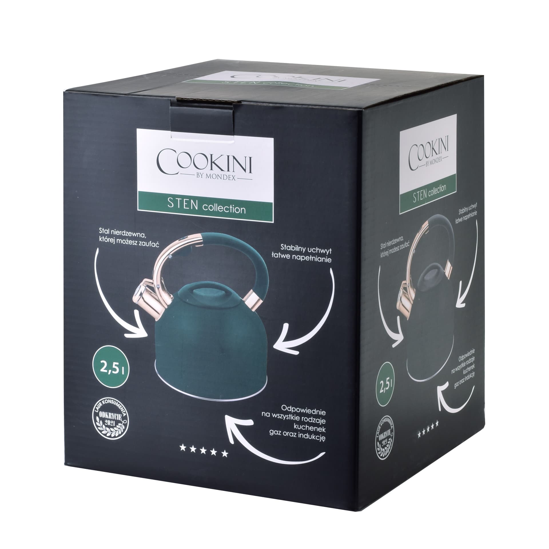 

STEN GOLD Czajnik 2,5L COOKINI