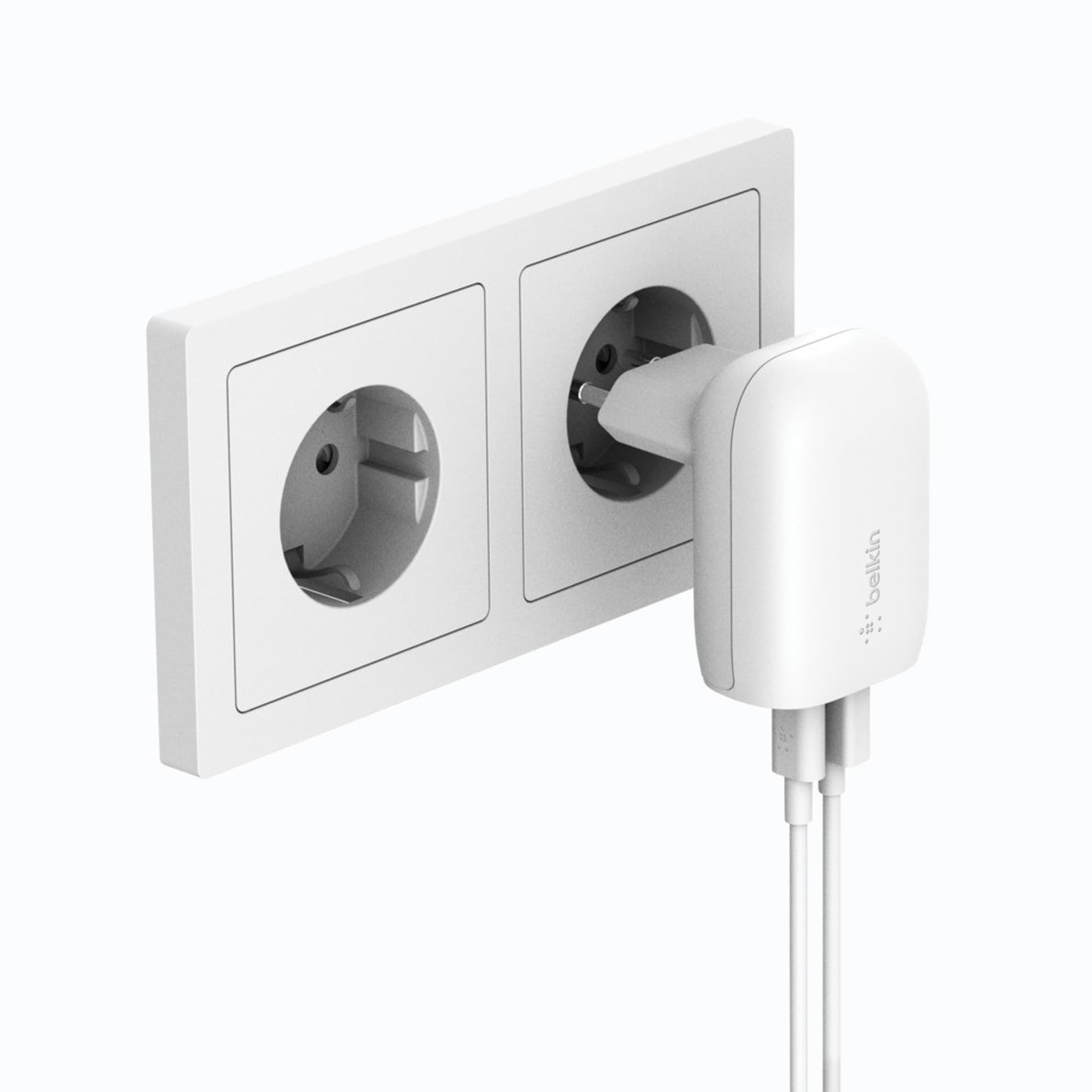 

BELKIN ŁADOWARKA USB-C PD PPS + USB-A, 37W