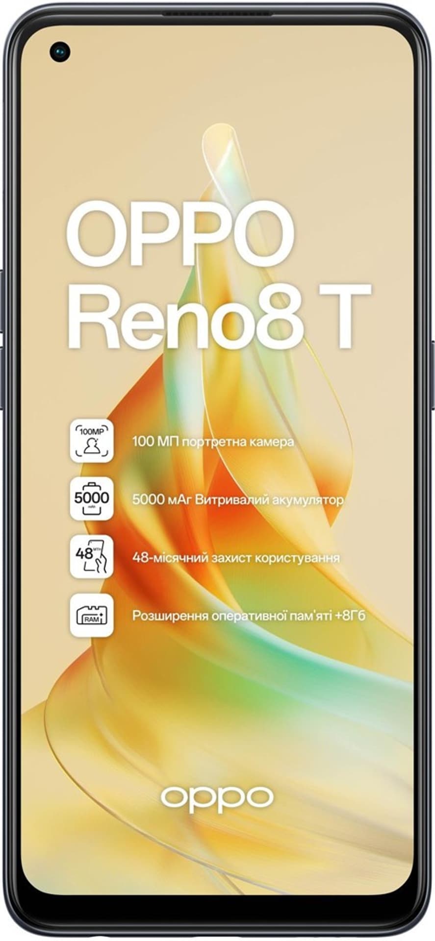 

Smartfon Oppo Reno 8T 8/128GB Czarny