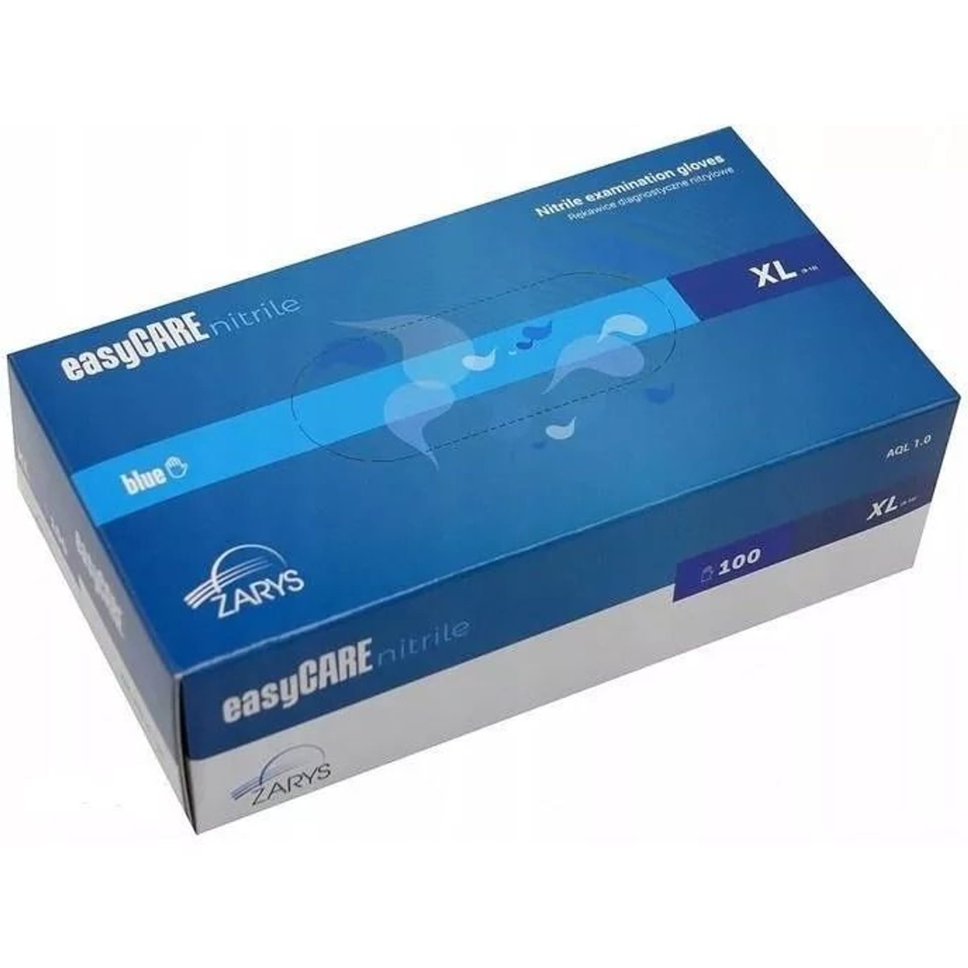 

Rękawiczki NITRYLOWE "XL" niebieskie bezpudrowe (100szt.) easyCARE, 100szt.) easycar