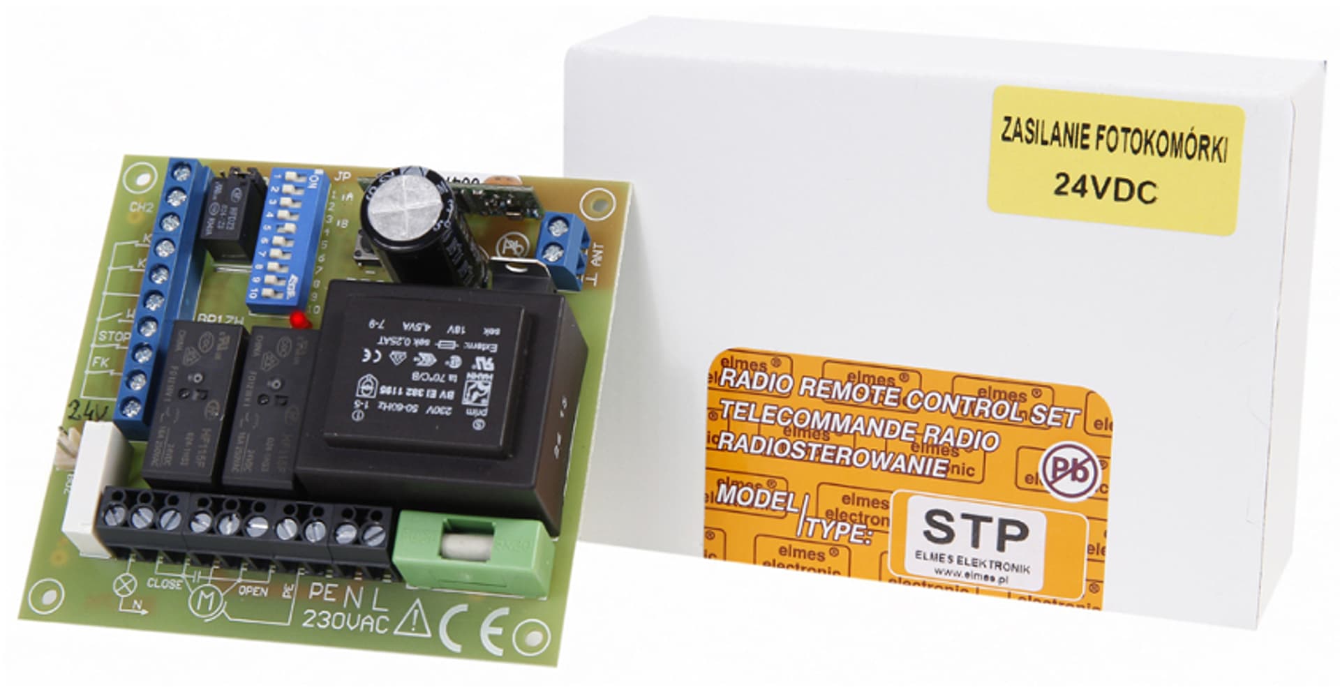 

ELMES STEROWNIK RADIOWY DO BRAMY Z SILNIKIEM 230V STP