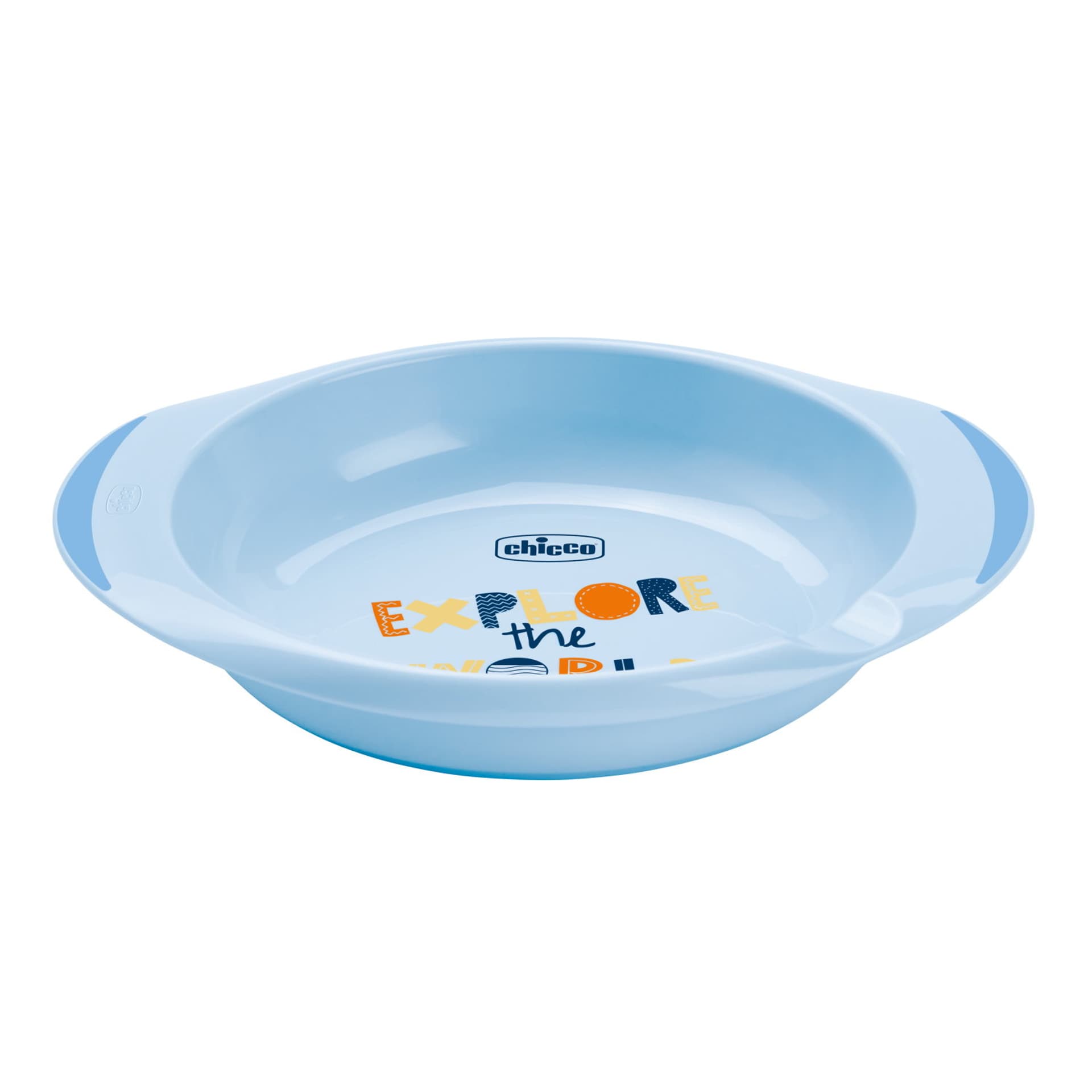 

Chicco Zestaw 2 talerzy 12m+-niebieski 3 kolory