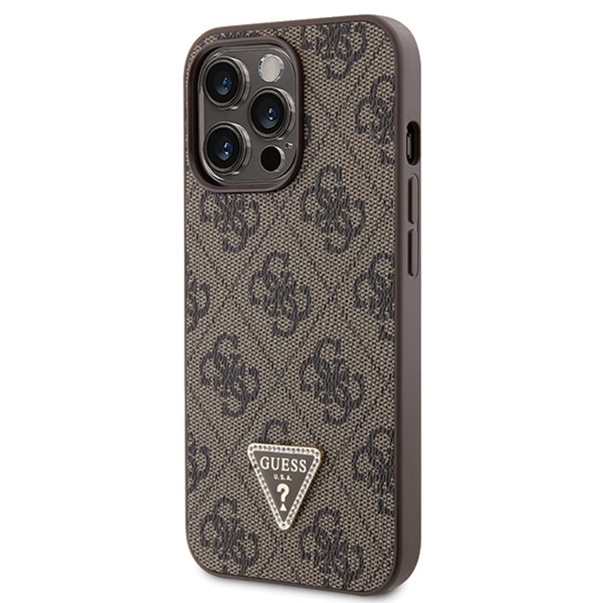 

Guess GUHCP13XP4TDSCPW iPhone 13 Pro Max 6.7" brązowy/brown hardcase Crossbody 4G Metal Logo
