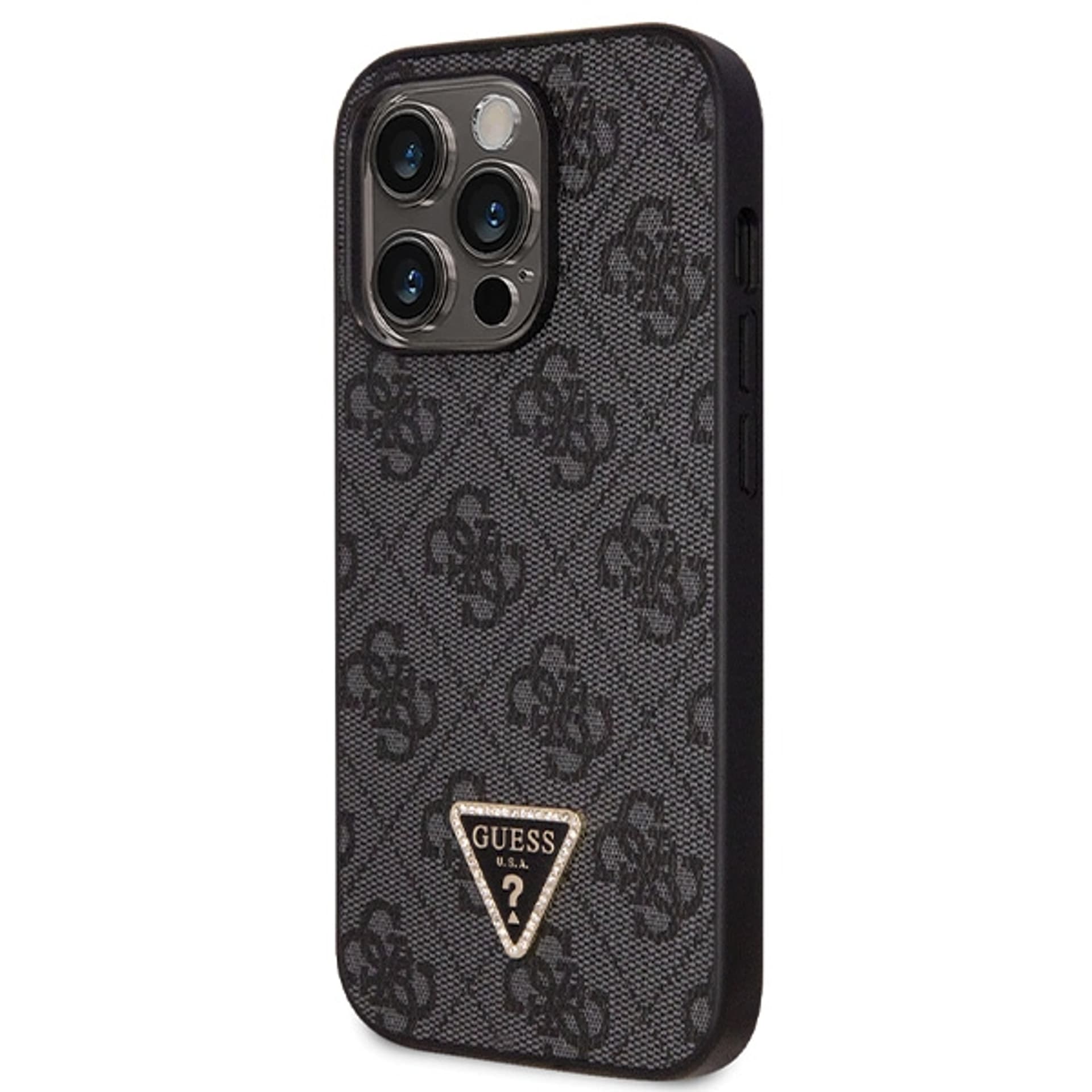 

Guess GUHCP14XP4TDSCPK iPhone 14 Pro Max 6.7" czarny/black hardcase Crossbody 4G Metal Logo