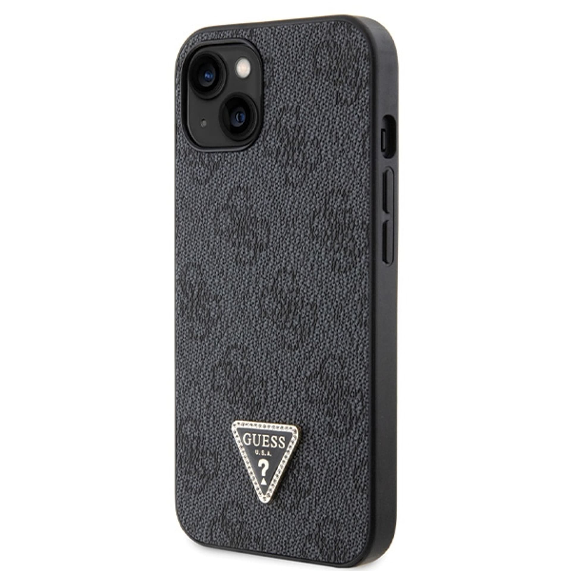 

Guess GUHCP14SP4TDSCPK iPhone 14 6.1" czarny/black hardcase Crossbody 4G Metal Logo