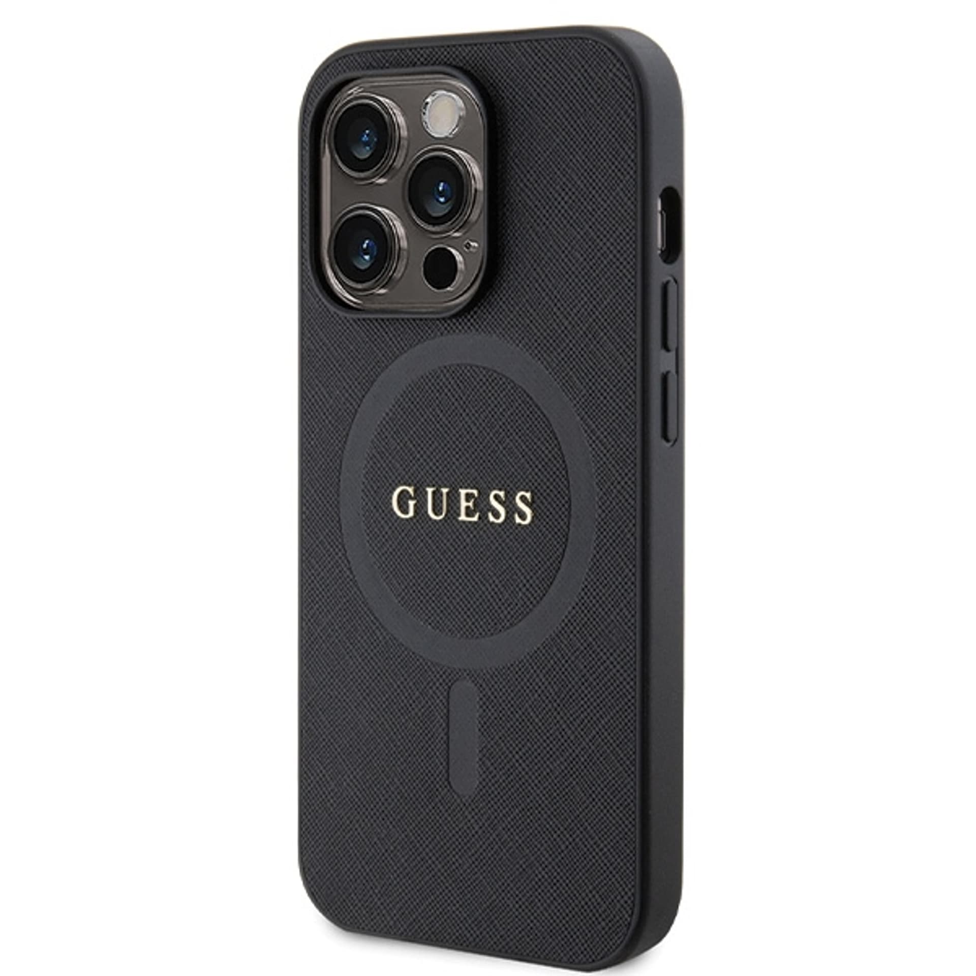 

Guess GUHMP14LPSAHMCK iPhone 14 Pro 6.1" czarny/black hardcase Saffiano MagSafe