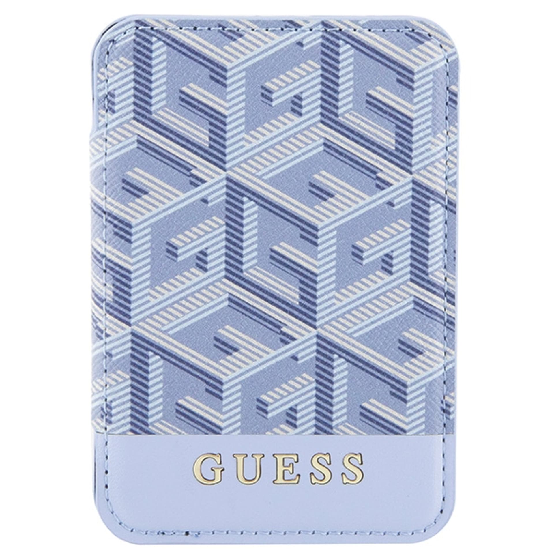 

Guess Wallet Card Slot GUWMSHGCFSEB MagSafe GCube stripe niebieski/blue