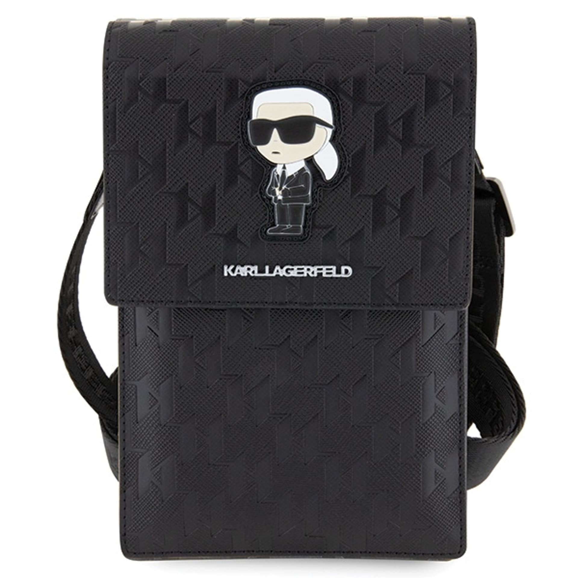 

Karl Lagerfeld Torebka KLWBSAKHPKK czarny/black Saffiano Monogram Ikonik