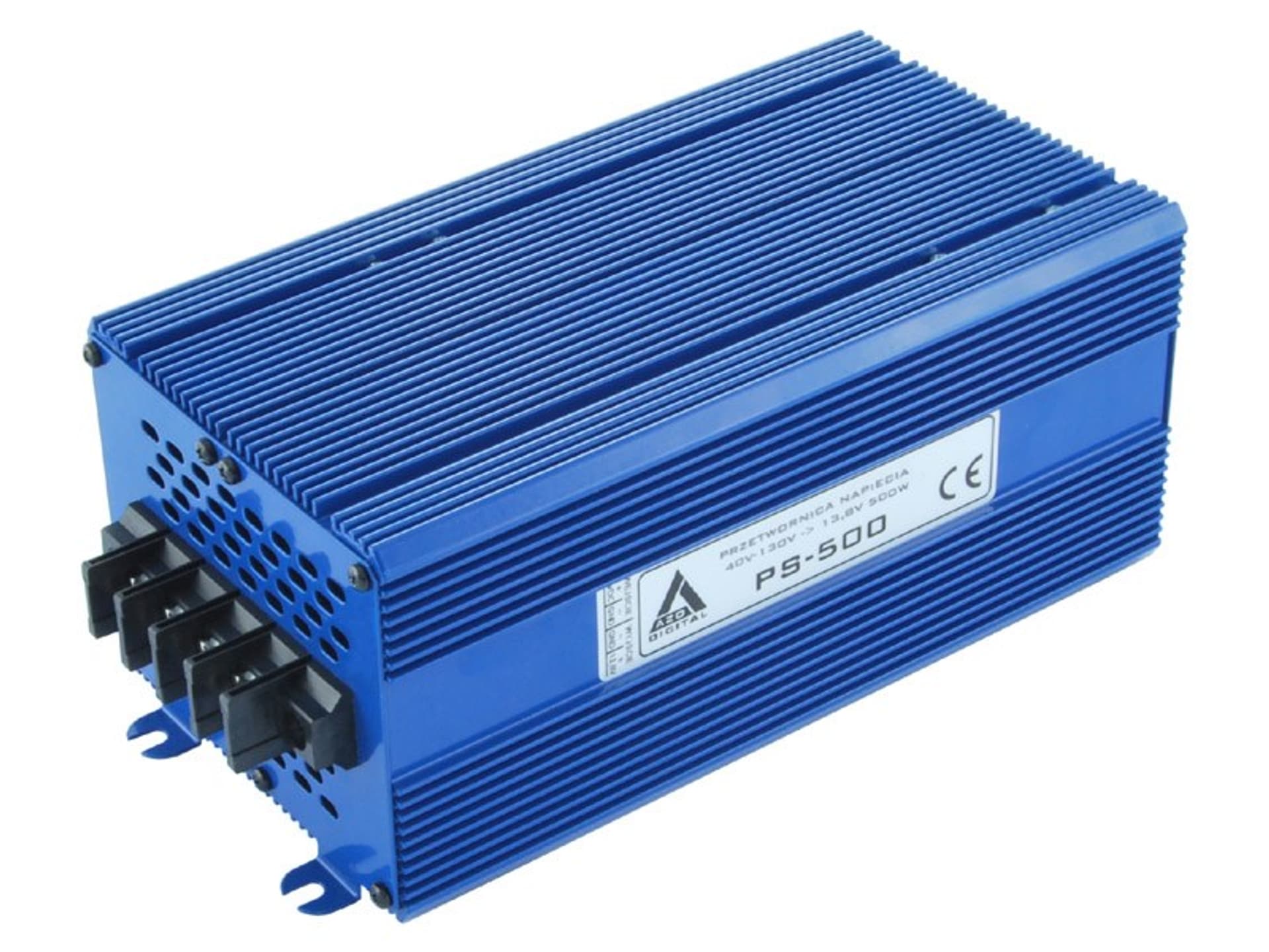 

Przetwornica napięcia 40÷130 VDC / 13.8 VDC PS-500-12V 500W izolacja galwaniczna