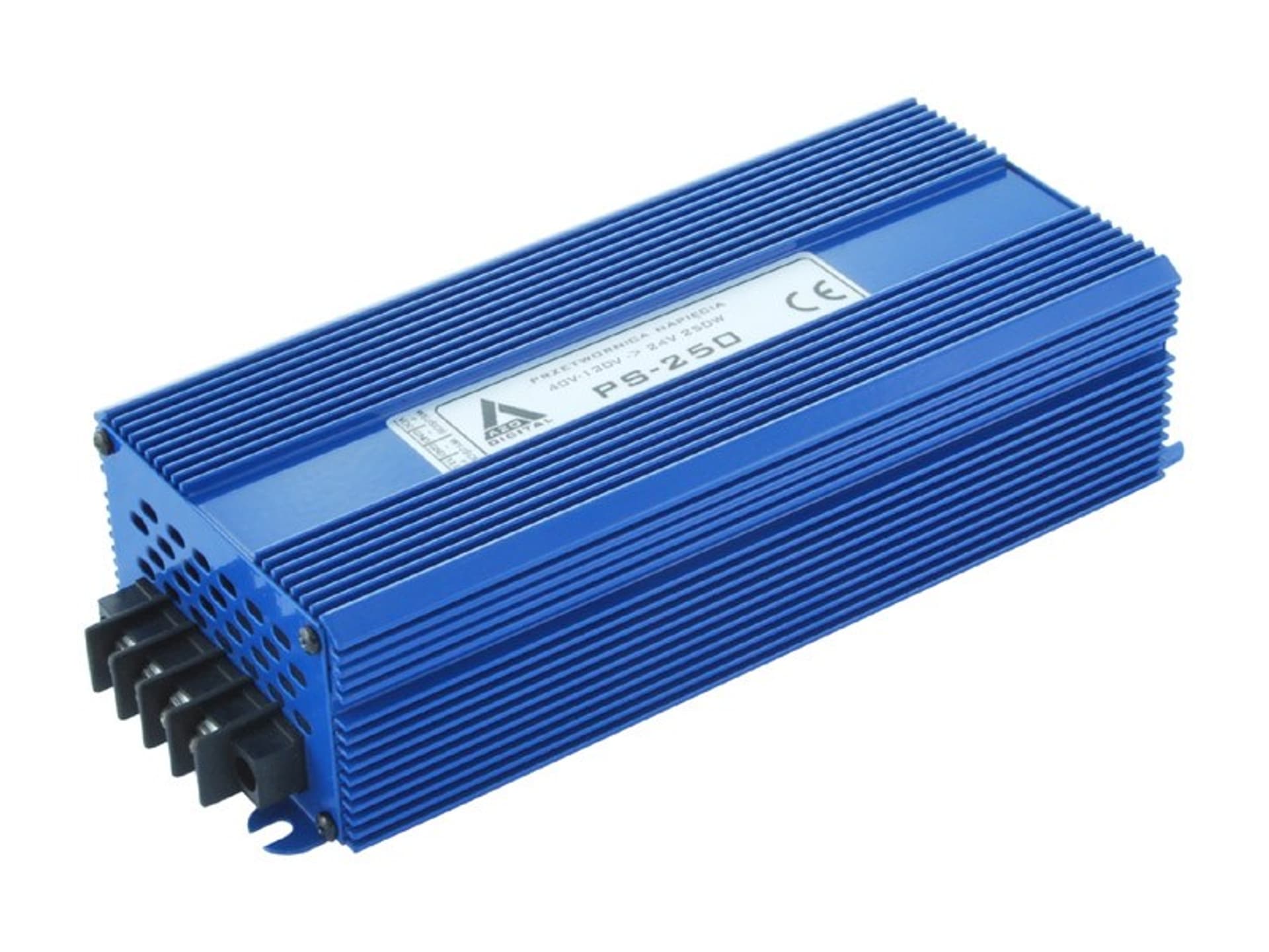 

Przetwornica napięcia 40÷130 VDC / 24 VDC PS-250-24V 250W izolacja galwaniczna